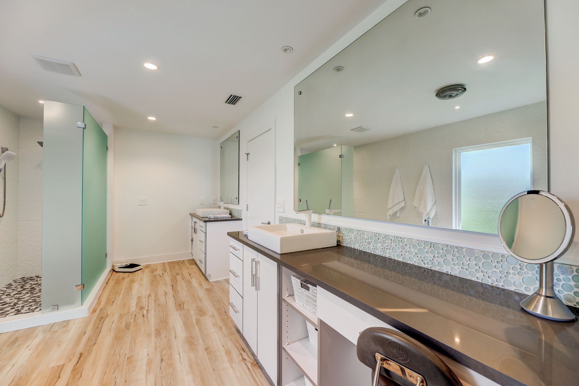 Stunning modern mid-century rebuilt home in the sought-after Delwood Heights near Mueller!