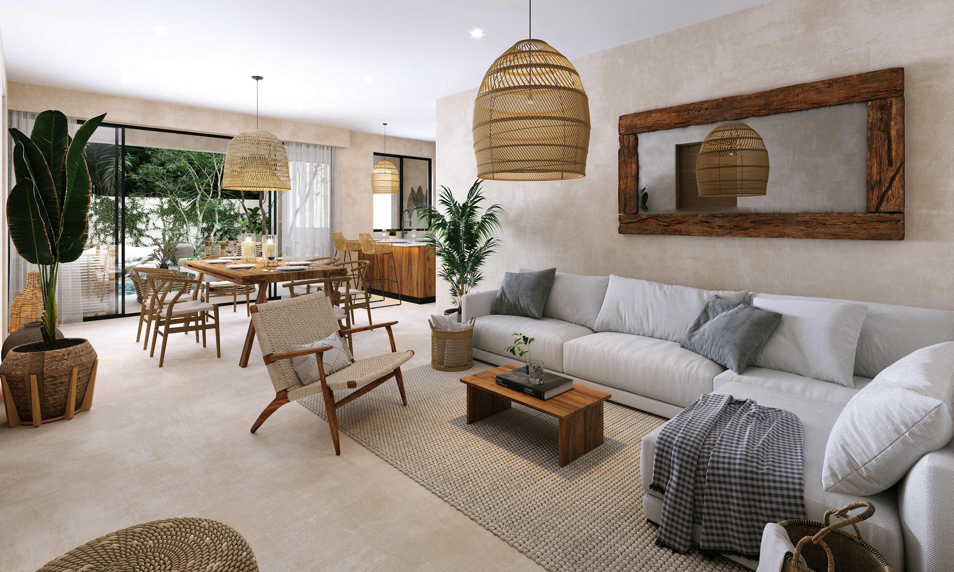  Beautiful 3 Bedroom apartment for Sale in the heart of Tulum