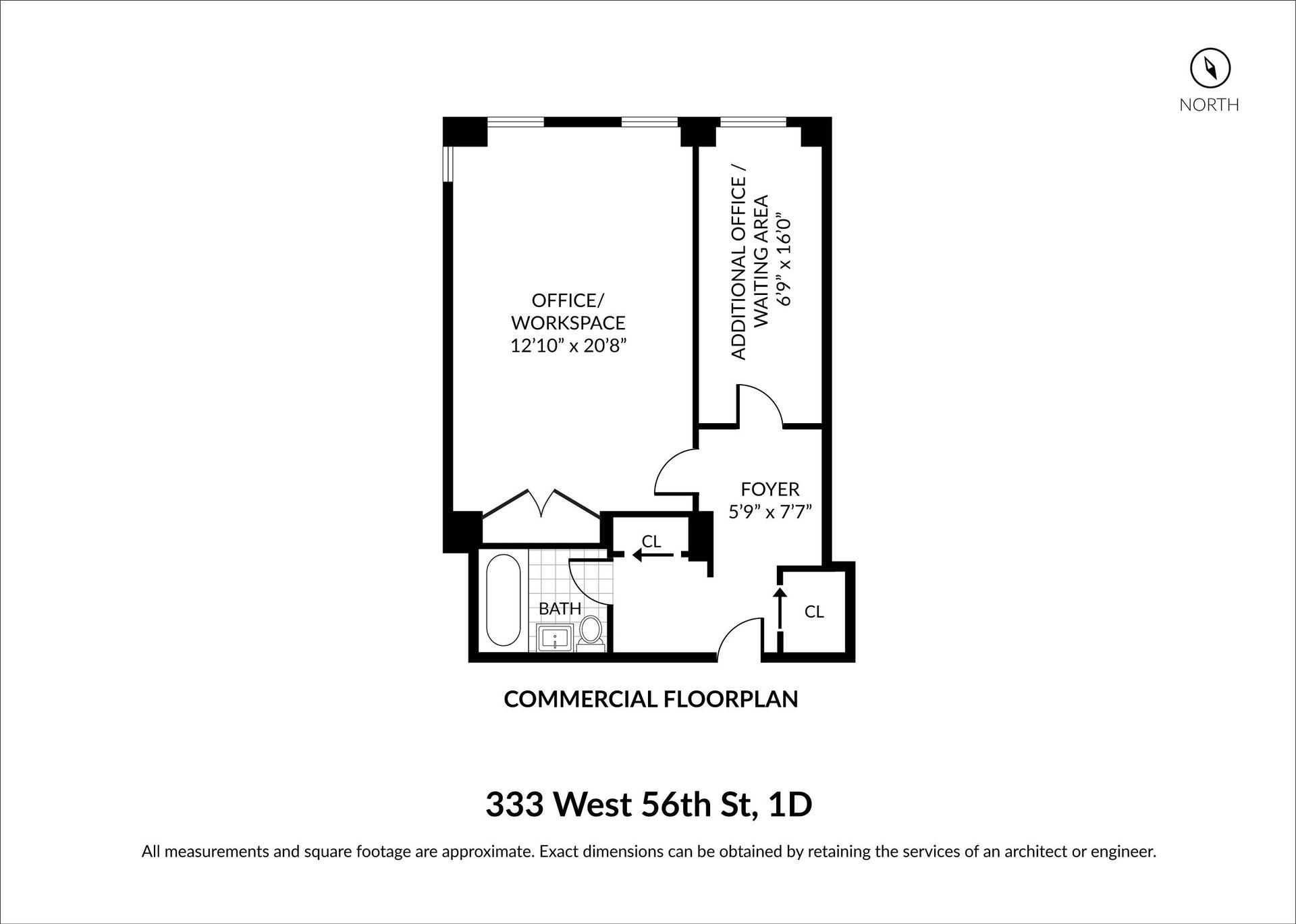 333 West 56th Street, Apt 1-D