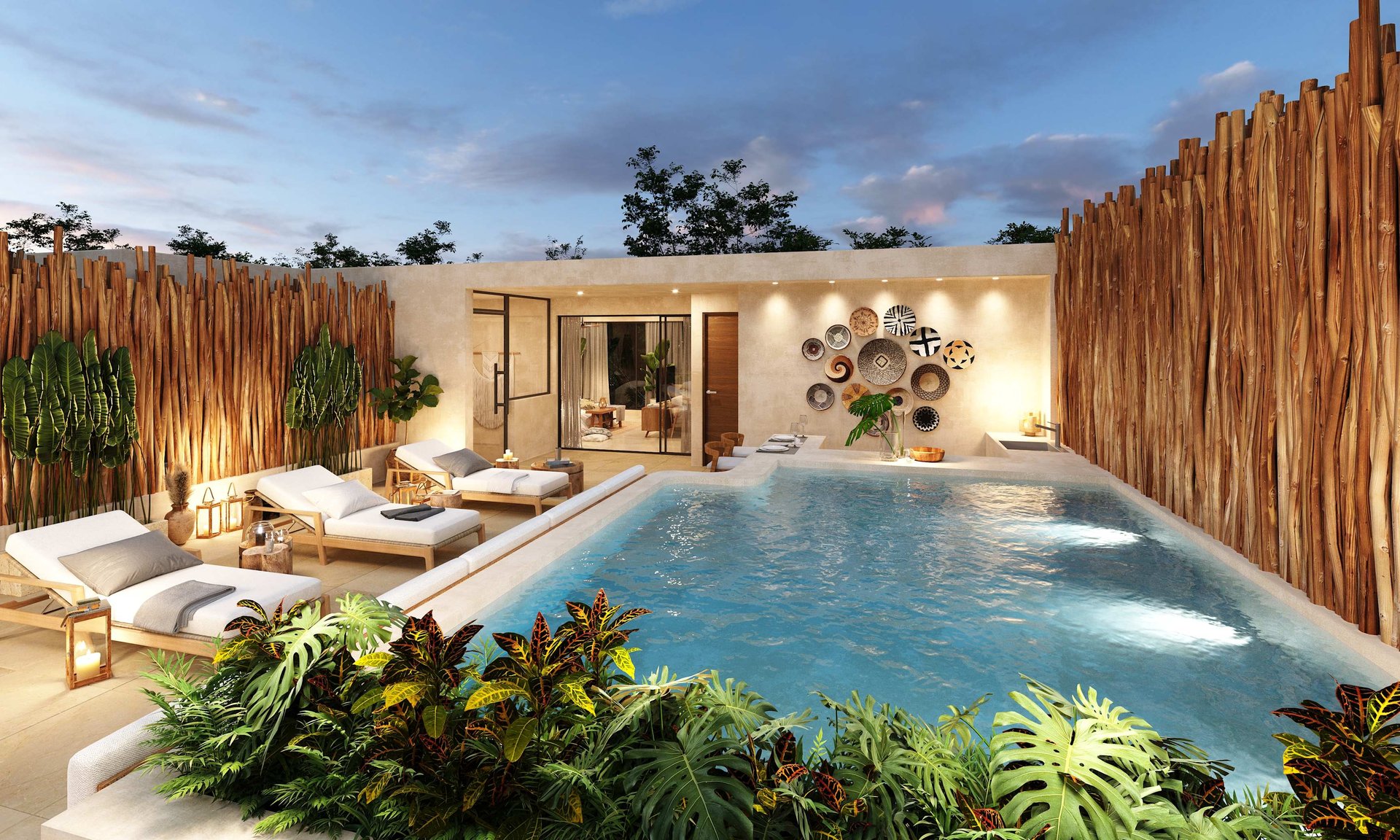  Beautiful 3 Bedroom apartment for Sale in the heart of Tulum
