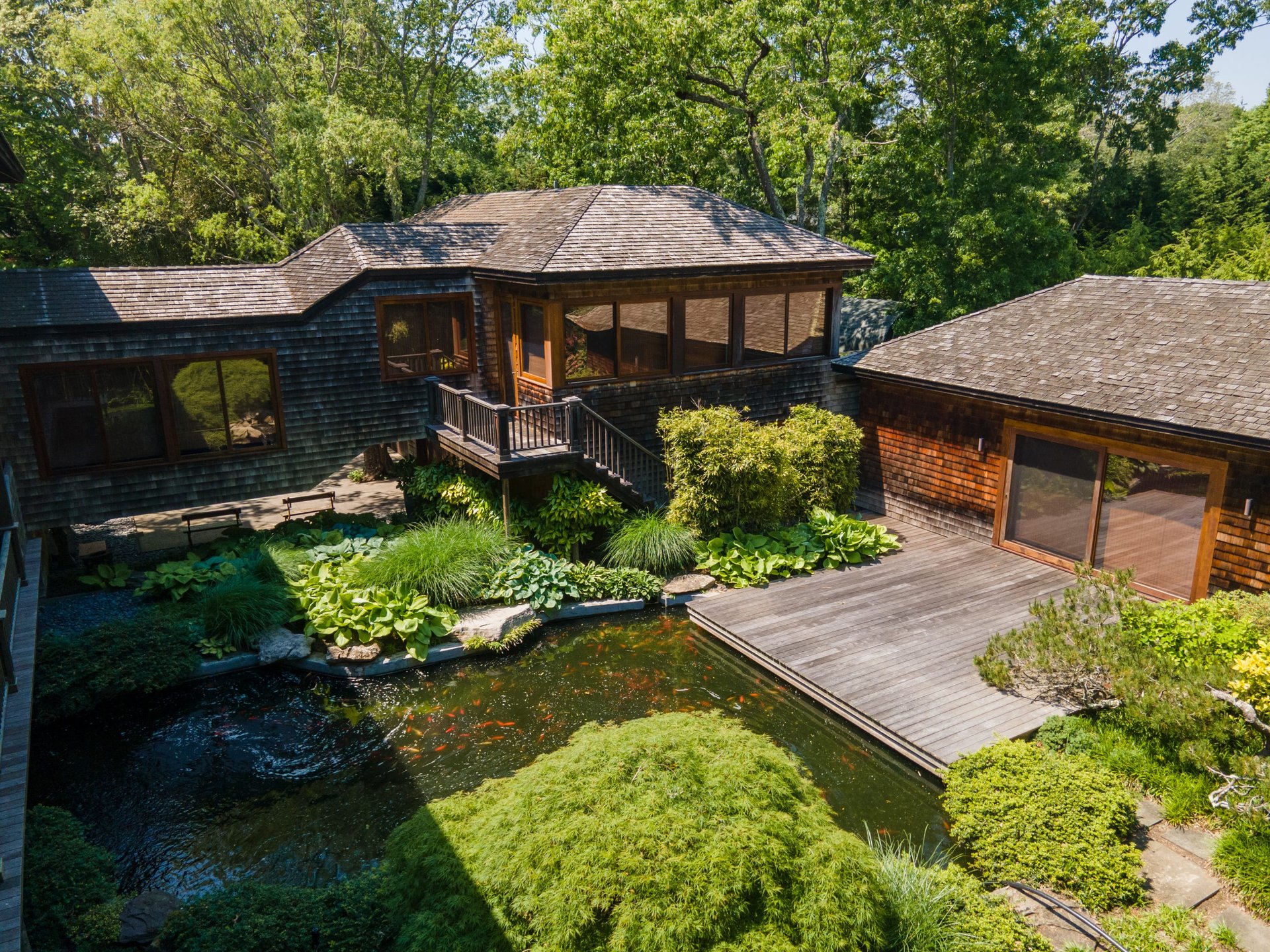 Designer Waldo Fernandez's East Hampton Village Compound