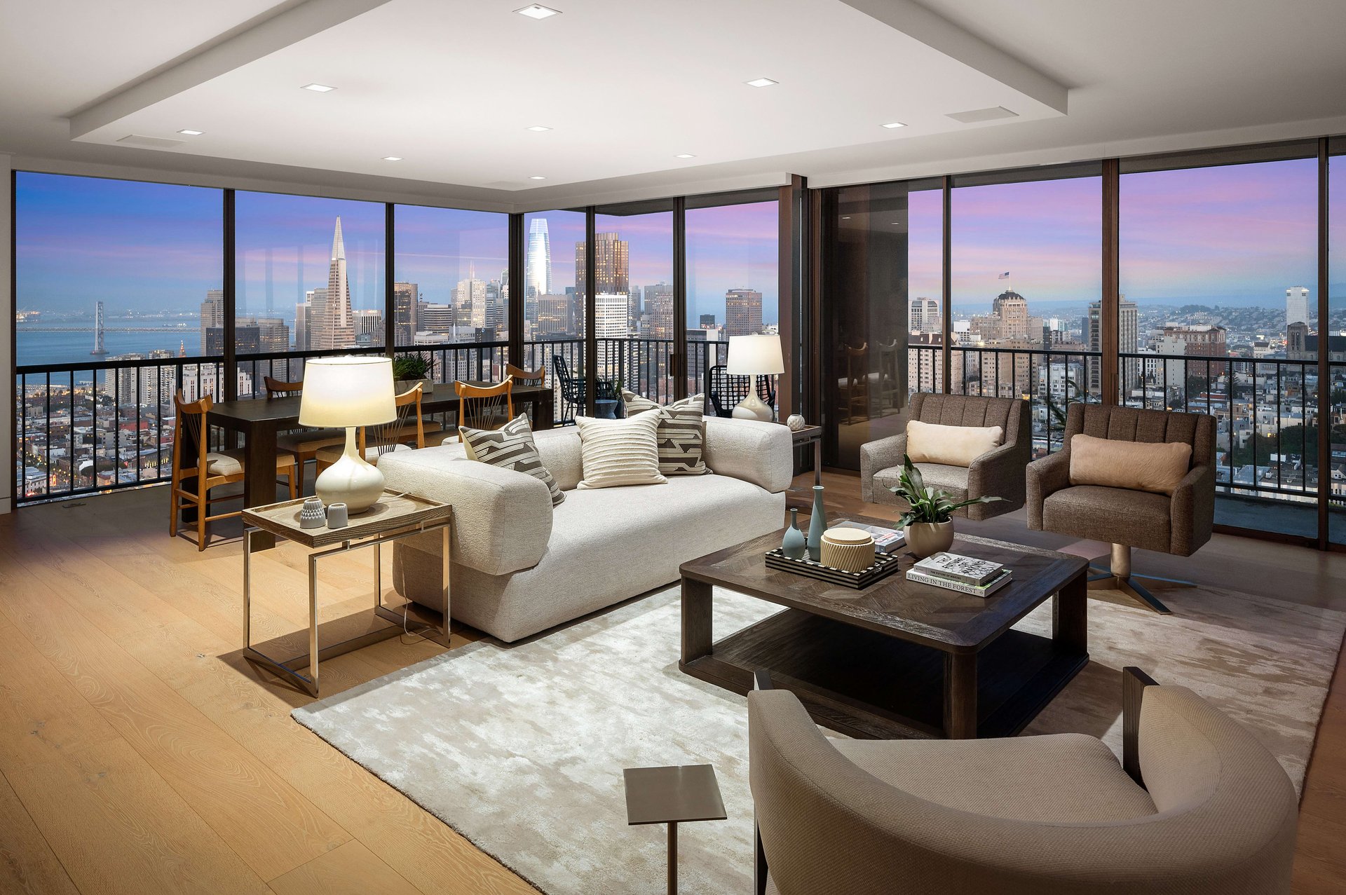 Redesigned Corner Residence with Bay Views at 999 Green
