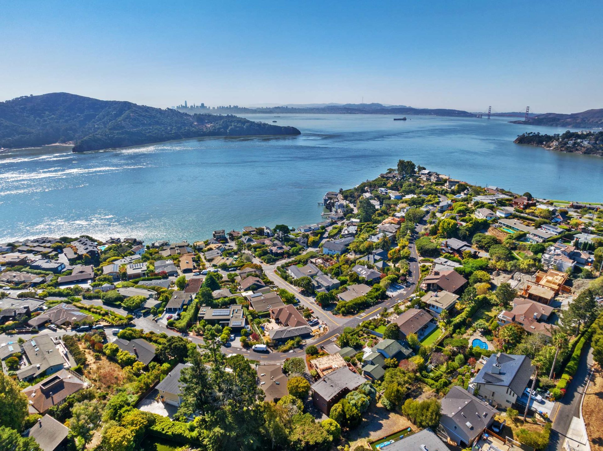 Old Town Tiburon Duplex with Sweeping Views