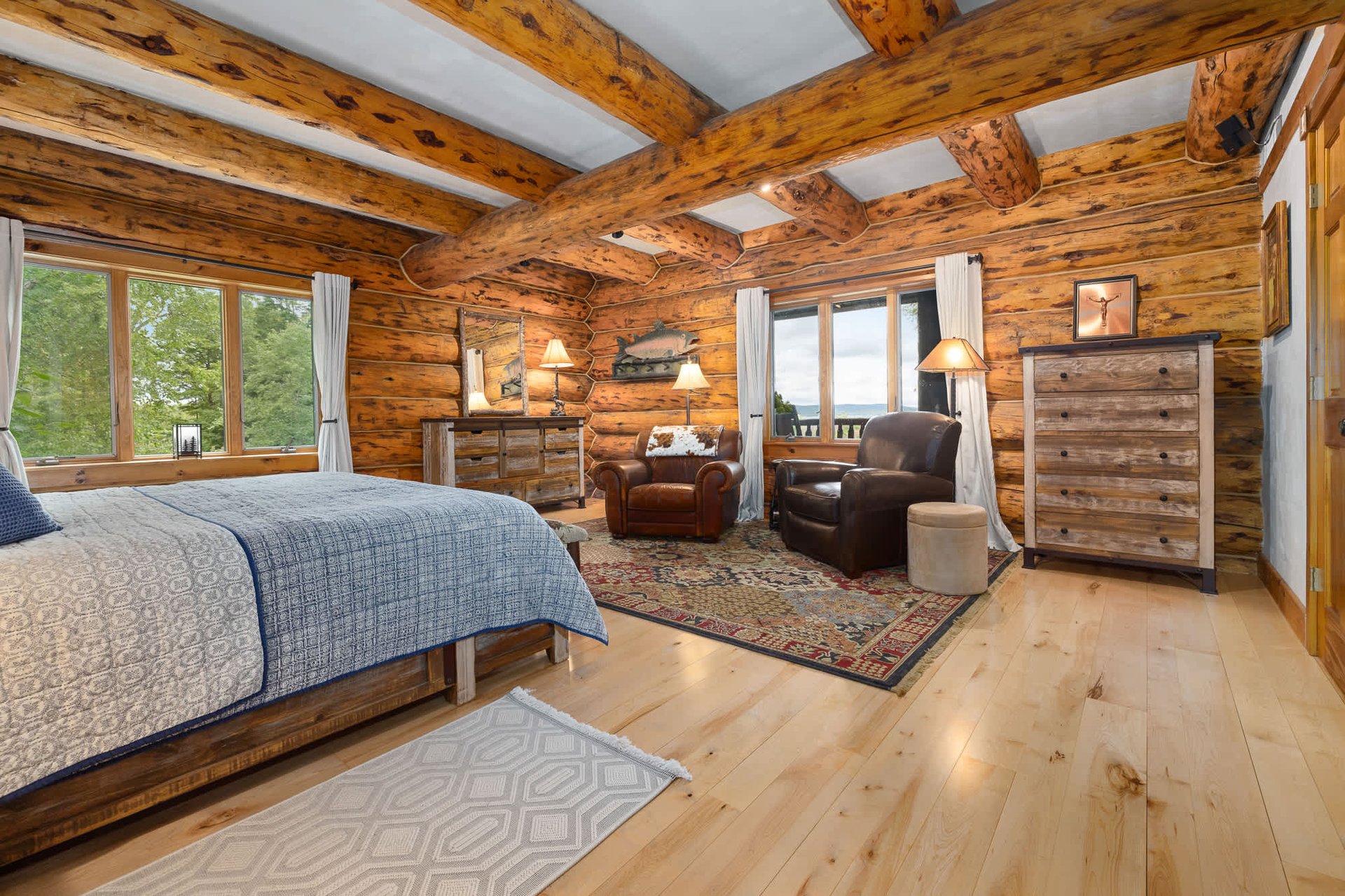 Exclusive Mountain Log Home - Monthly Rental Avail.
