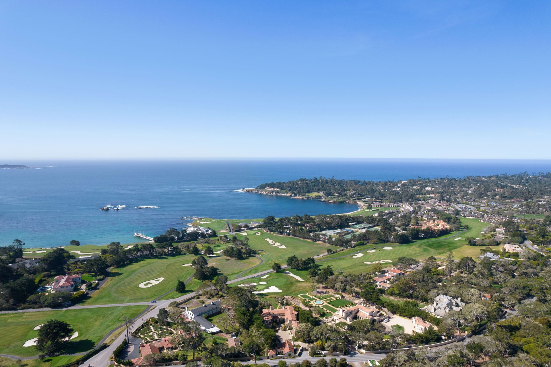 A Pebble Beach neighborhood