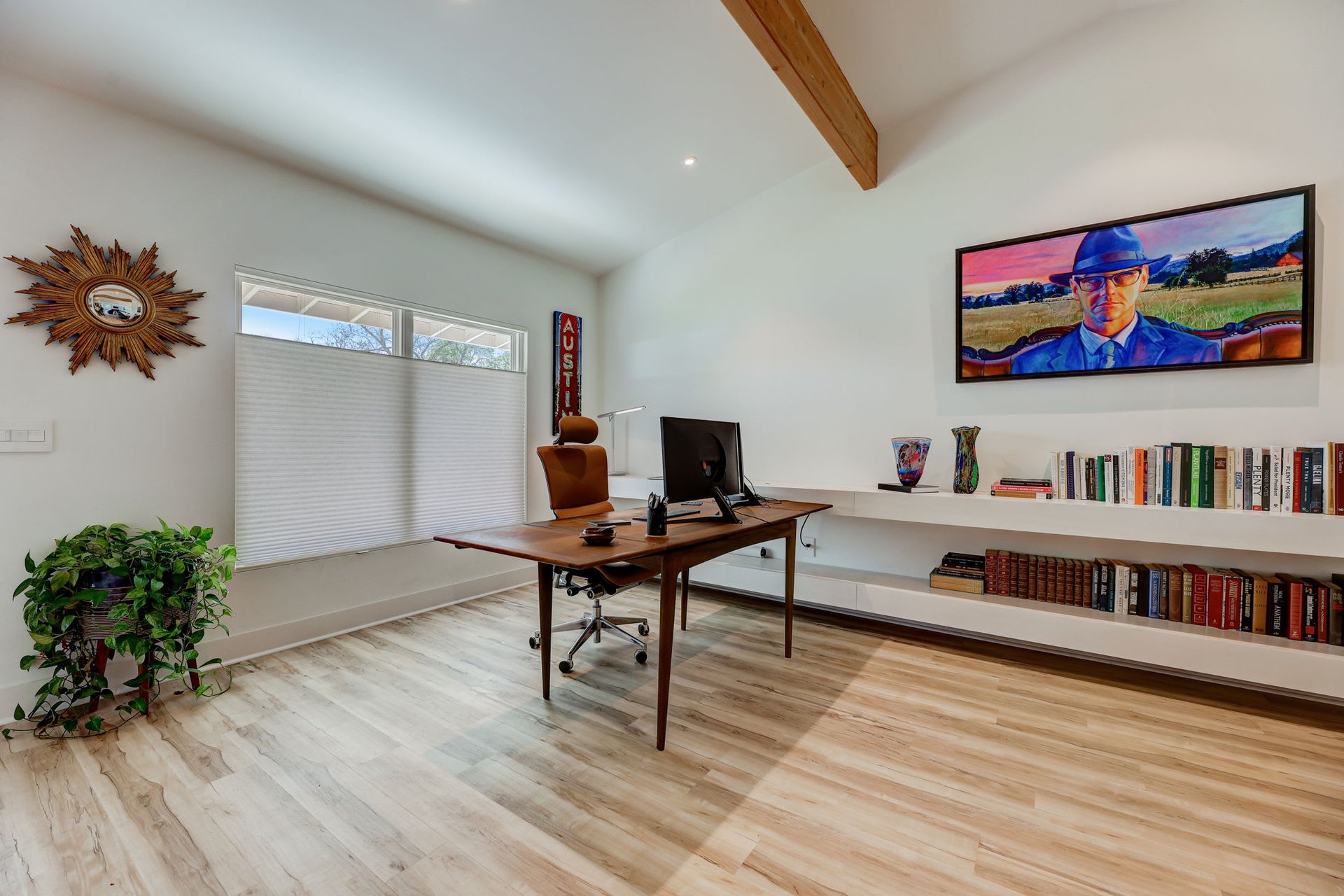 Stunning modern mid-century rebuilt home in the sought-after Delwood Heights near Mueller!