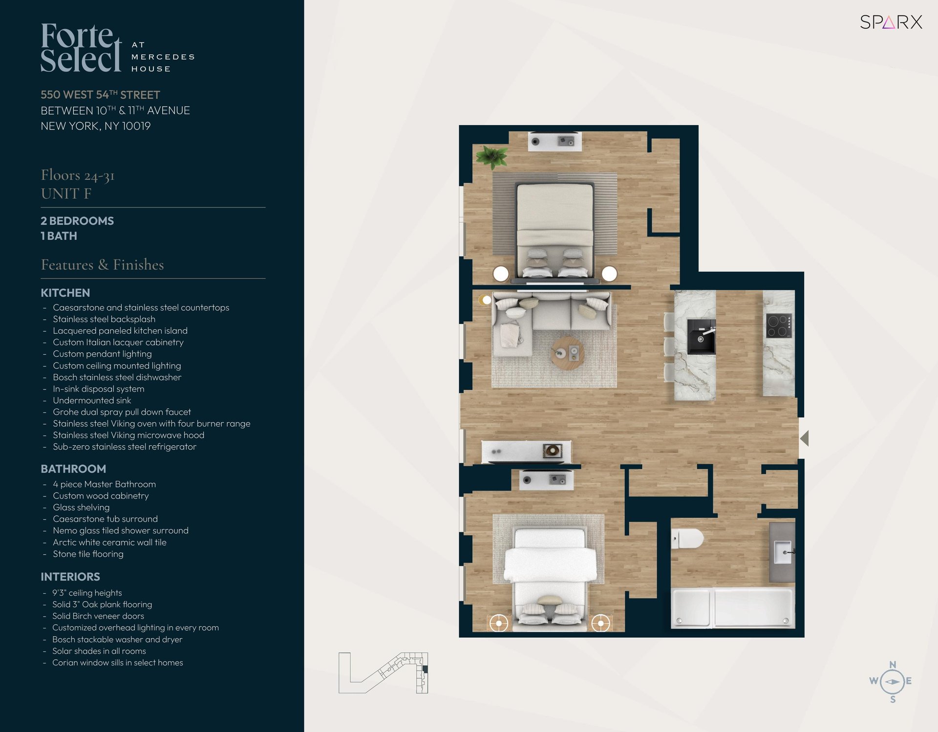 554 West 54th Street, Apt 29-F