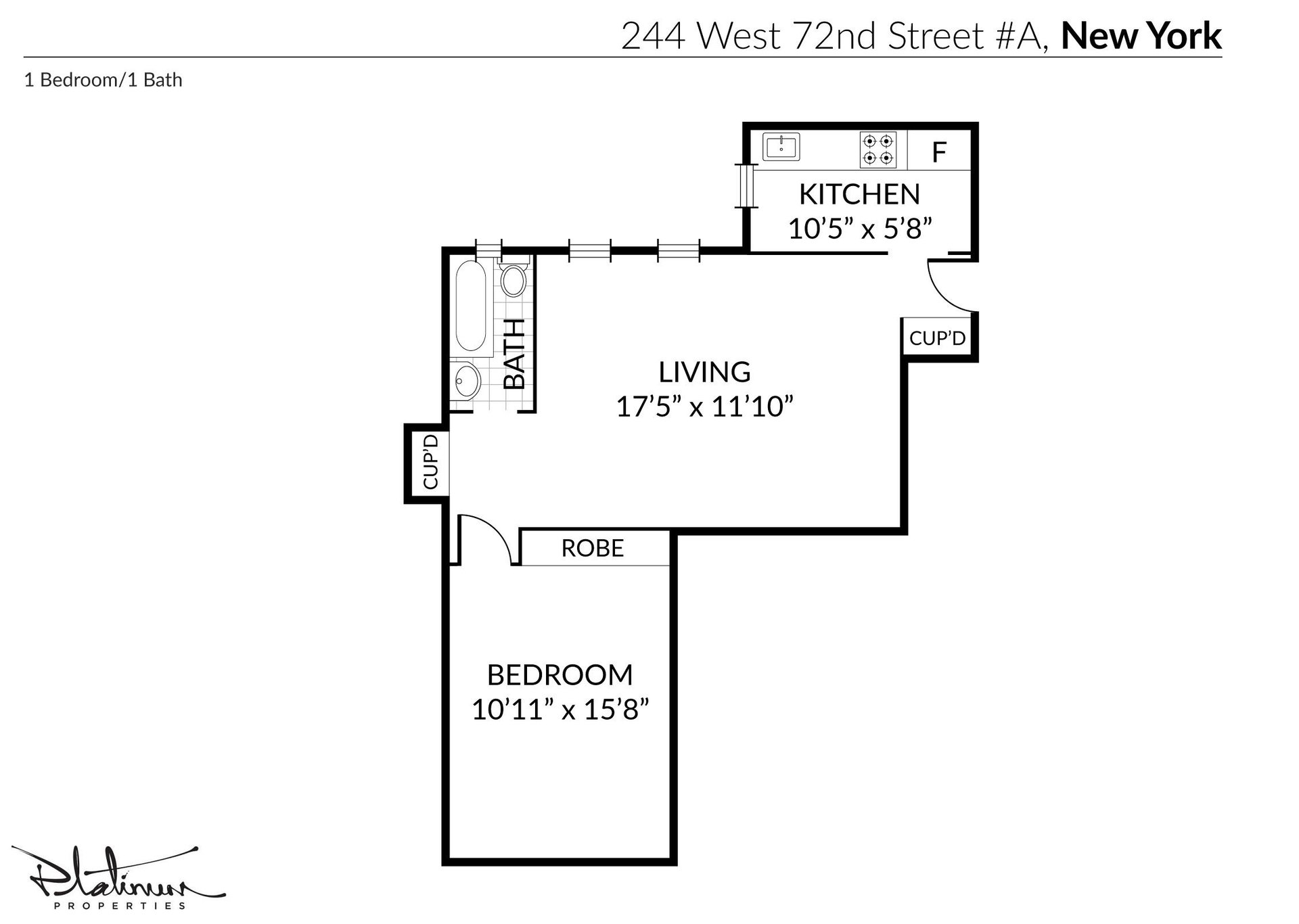 244 West 72nd Street, Apt 6-A
