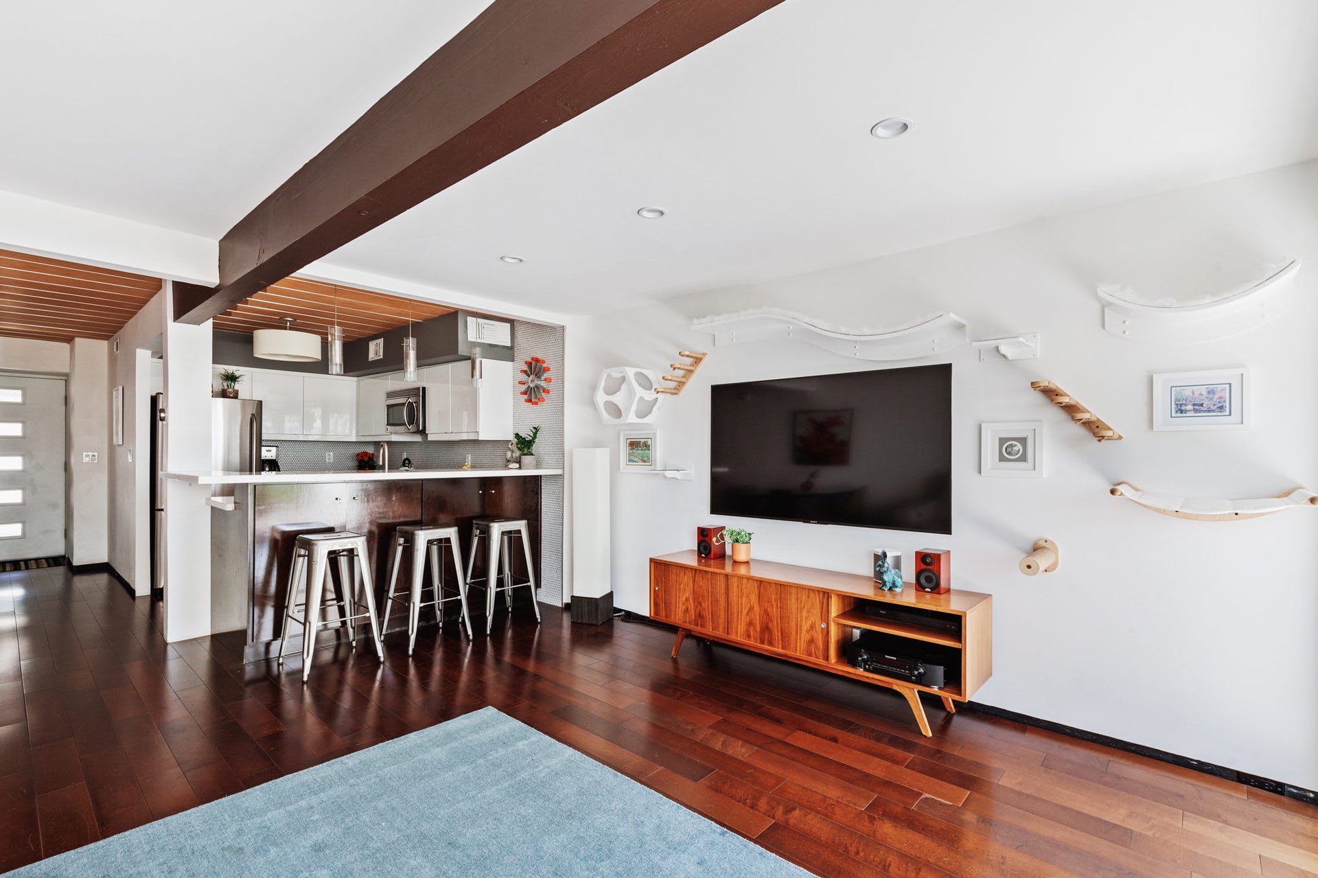 Magnificent Post and Beam Mid-Century Modern Duplex in Silverlake
