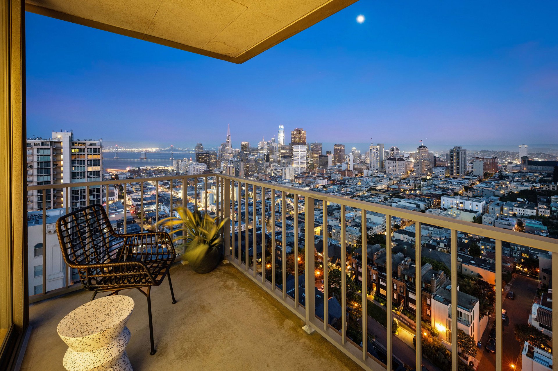 Redesigned Corner Residence with Bay Views at 999 Green