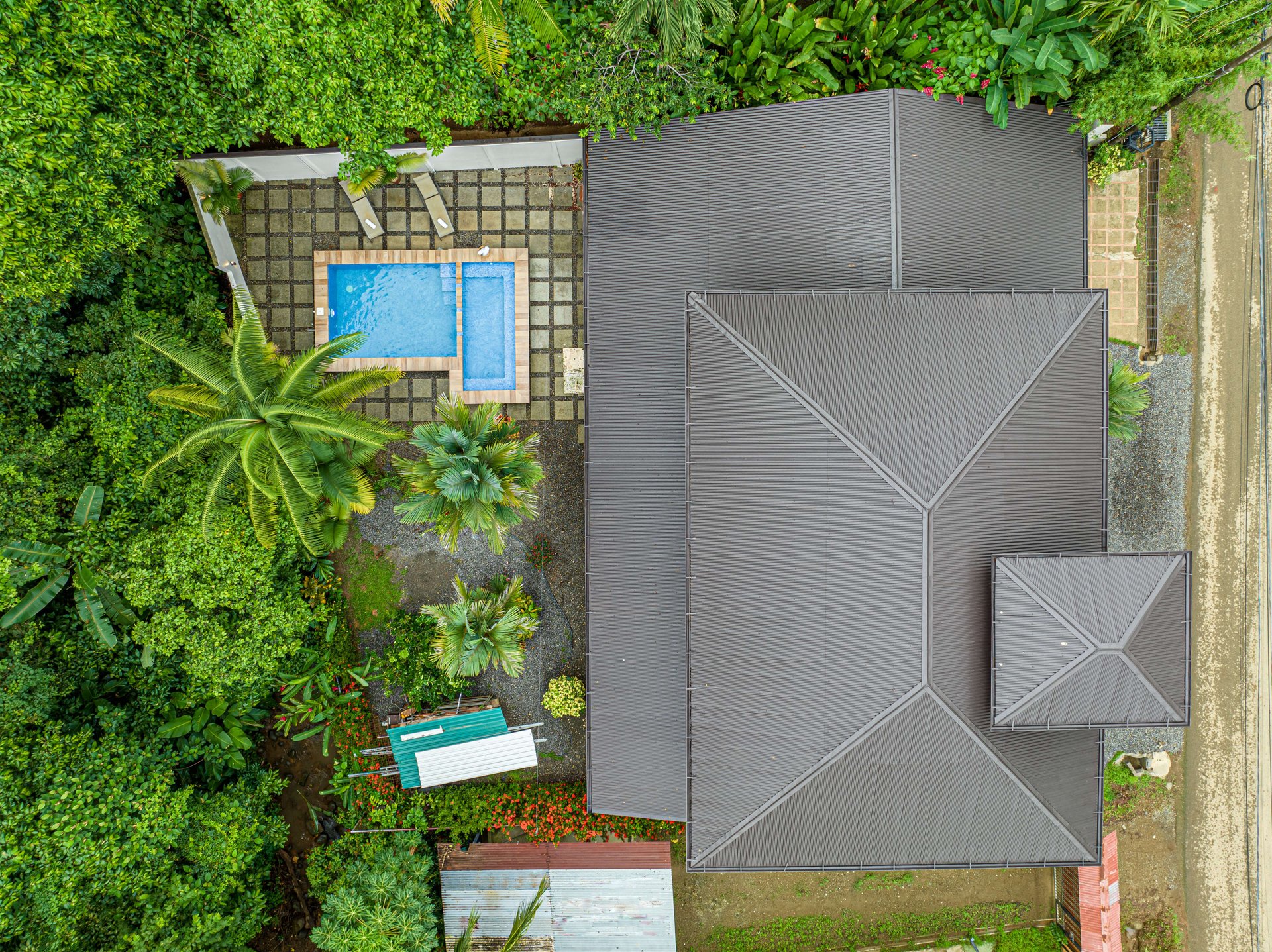 Commercial Building Opportunity in the Heart of Uvita. On Creek with Beautiful Jungle View