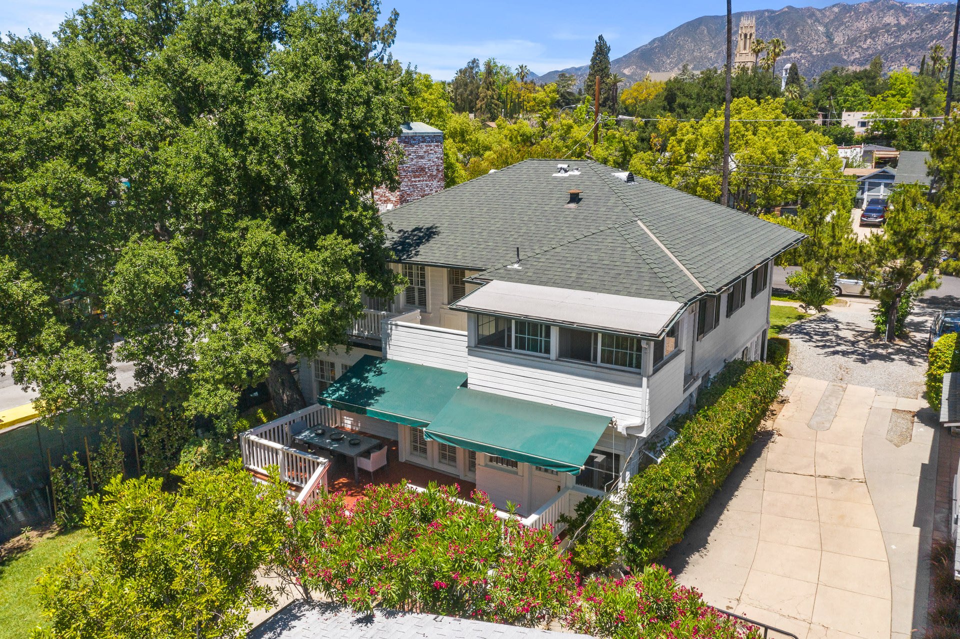 Stately Georgian Colonial located in the beautiful Historic Highlands Landmark District of Pasadena.