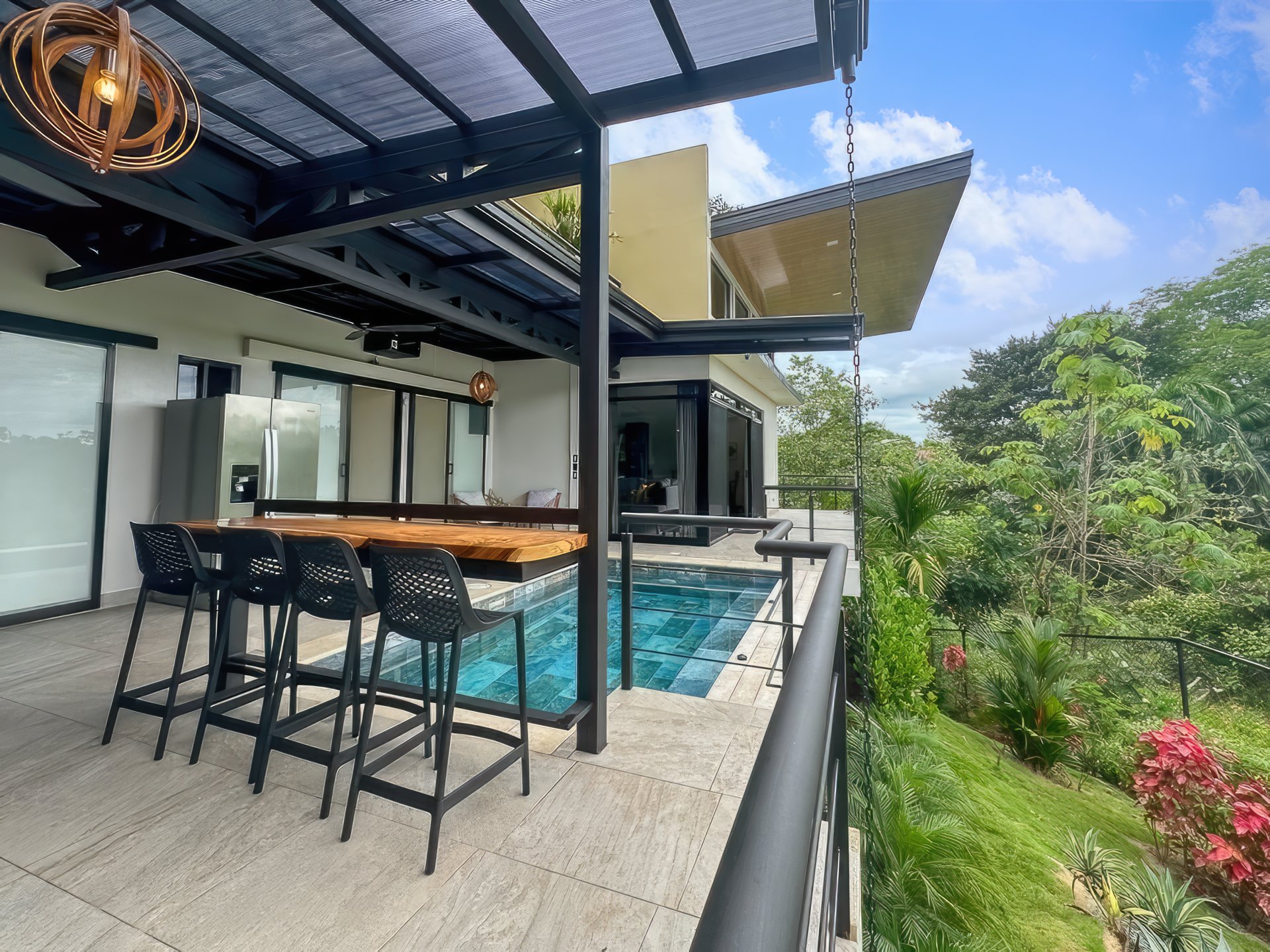 Casa Palma, Brand New Luxury 3 bedroom, 4 bathroom home with Amazing Sunset View in Quepos