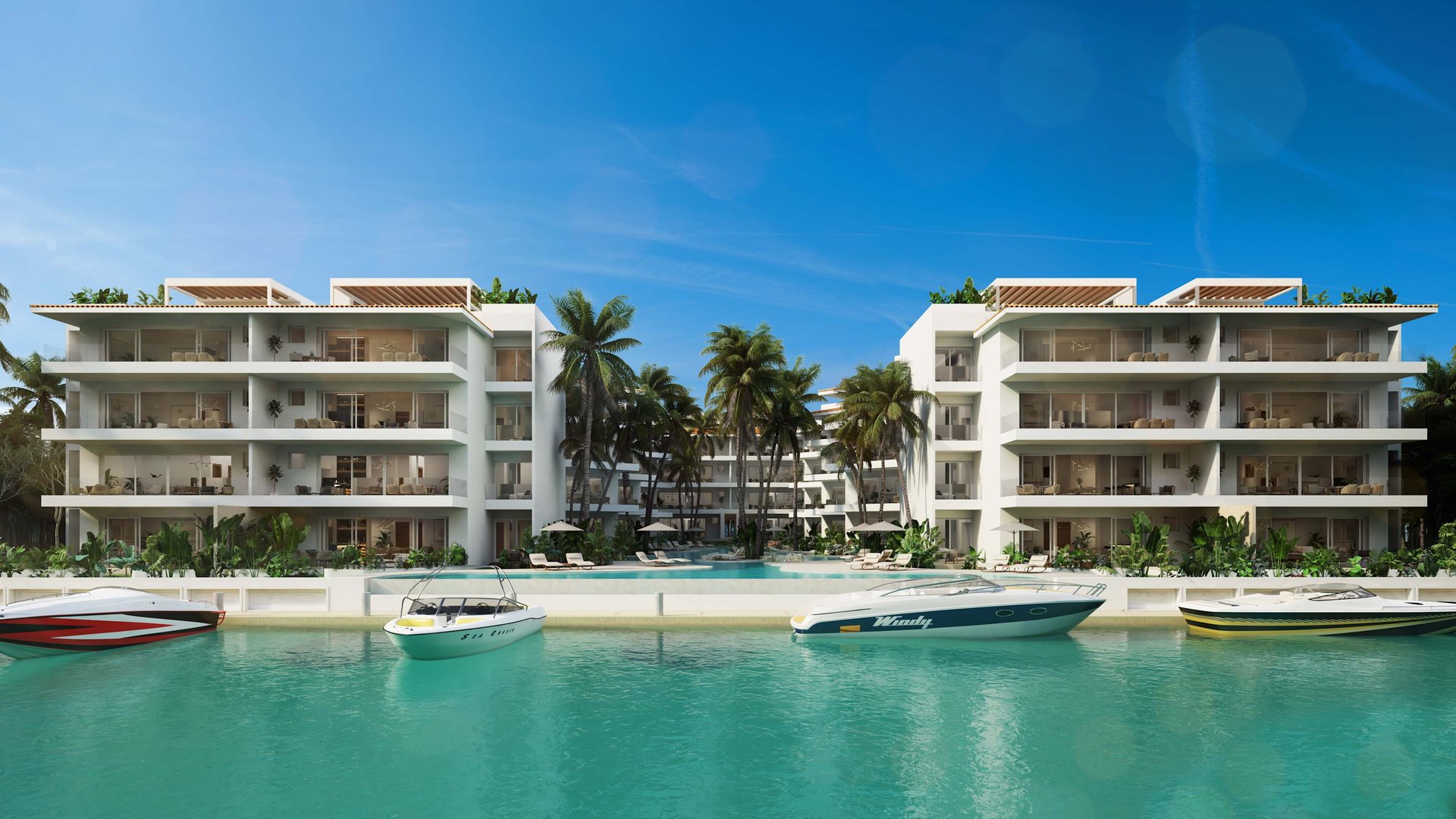 Waterfront Condo for Sale Marina community in the Mexican Caribbean Puerto Aventuras