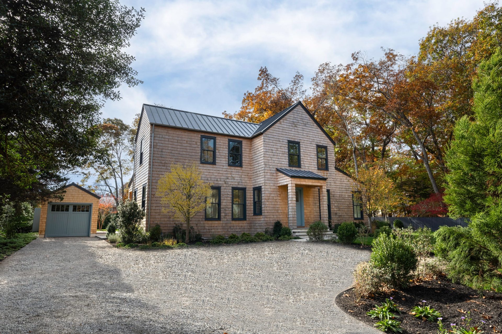 A Brand New, Finely Crafted Hamptons Classic, Secluded & Gorgeously Landscaped