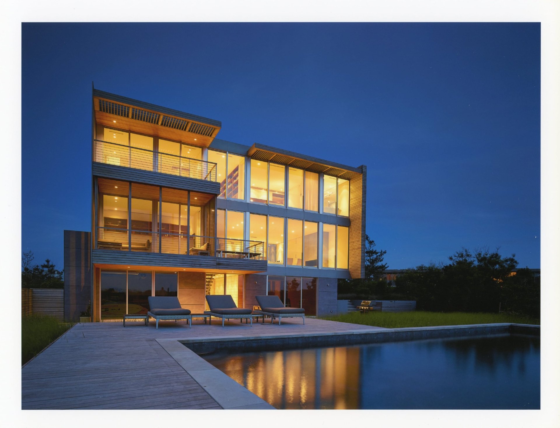 Unbelievable Sunsets Over Mecox Bay in a World-Class Modern