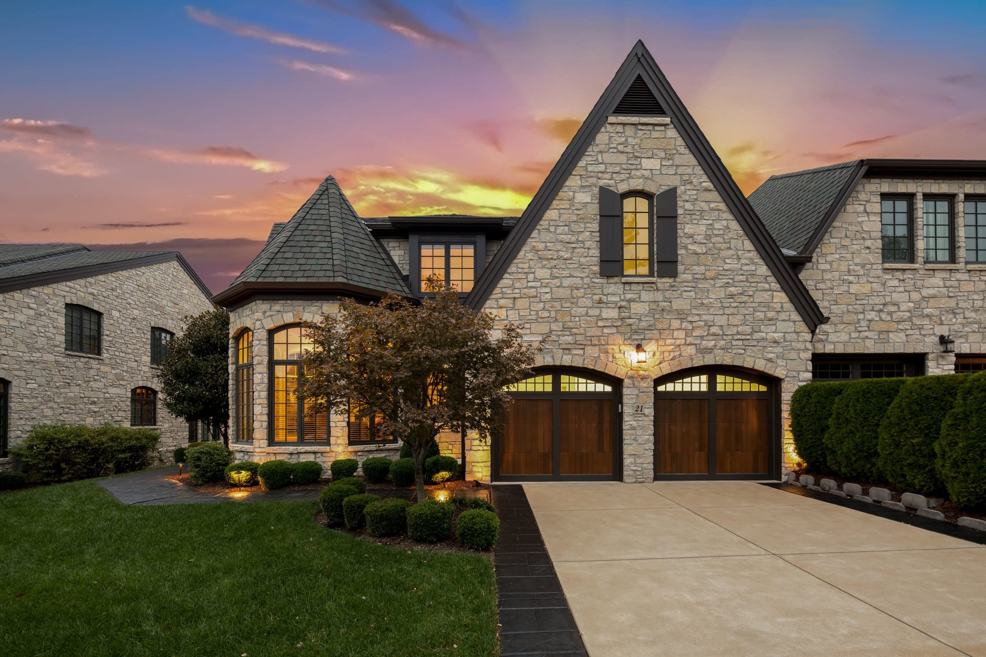 Chateau Style Villa with Lovely Curb Appeal