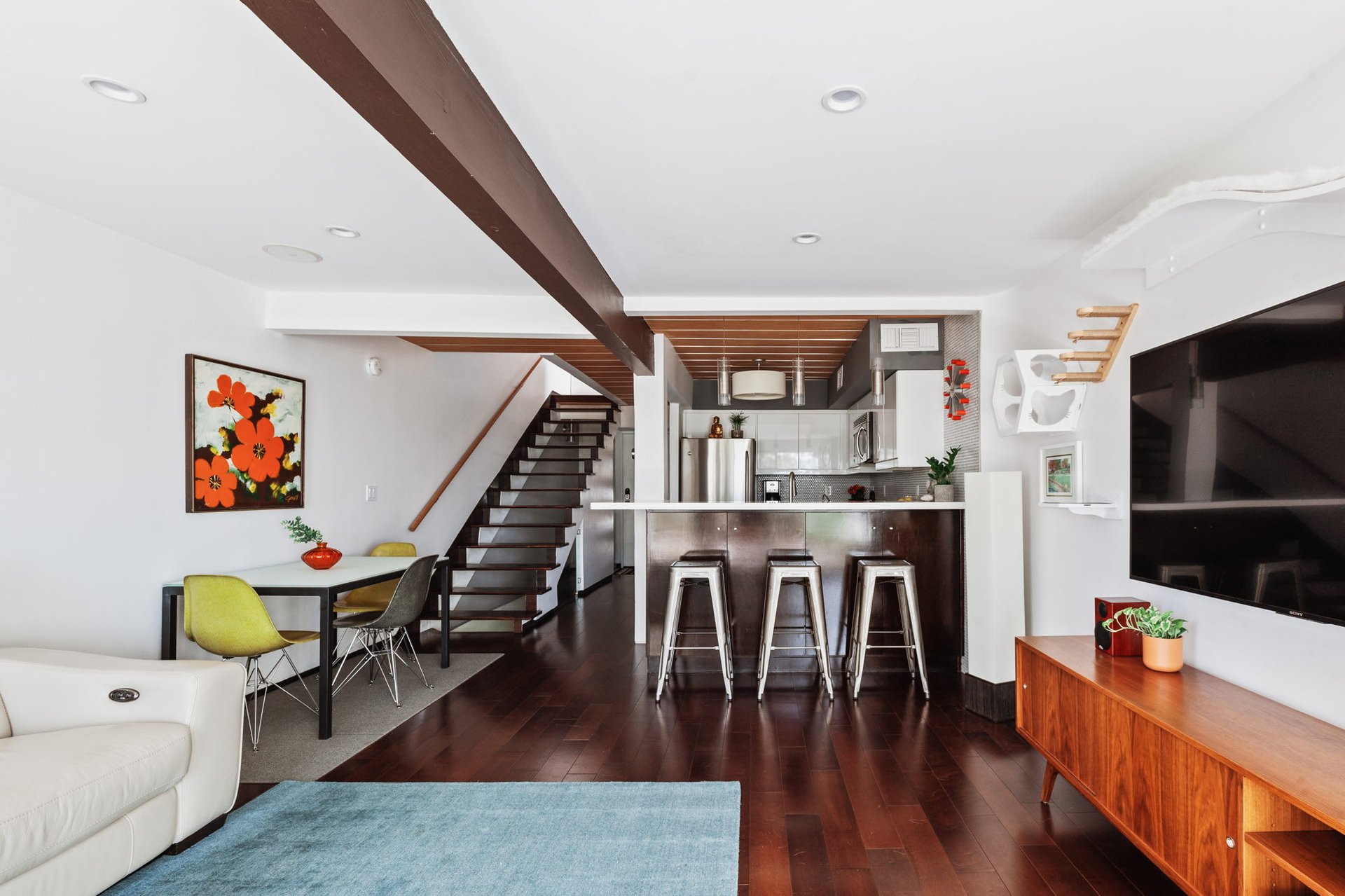 Magnificent Post and Beam Mid-Century Modern Duplex in Silverlake