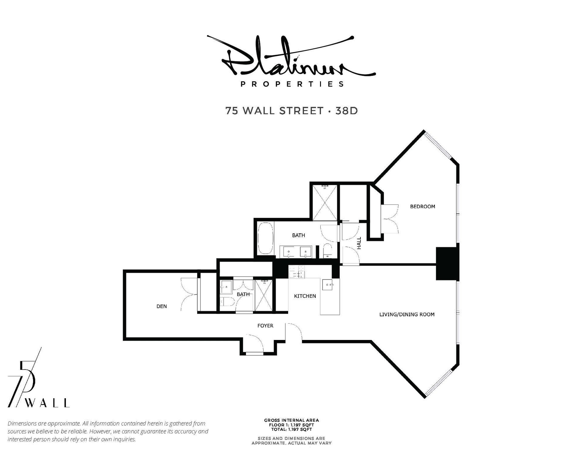 75 Wall Street, Apt 38-D