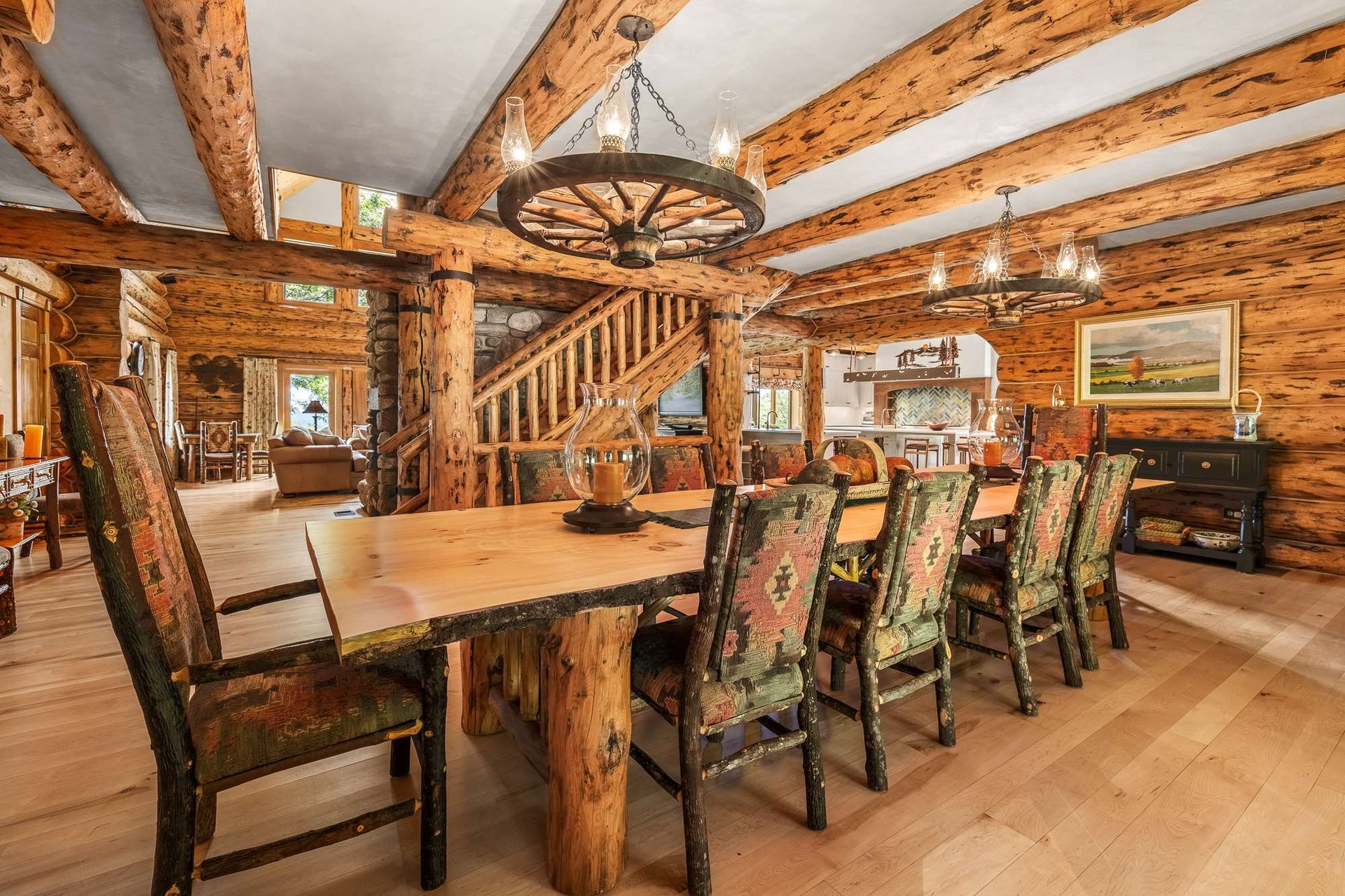 Exclusive Mountain Log Home - Monthly Rental Avail.