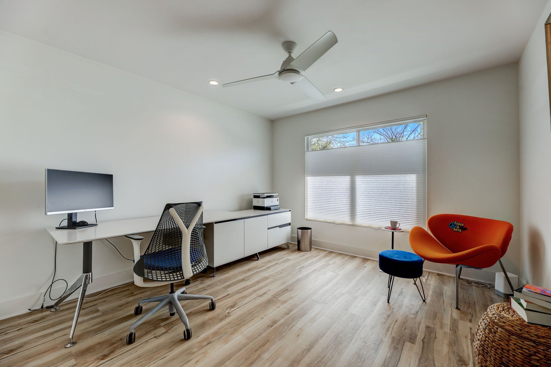 Stunning modern mid-century rebuilt home in the sought-after Delwood Heights near Mueller!