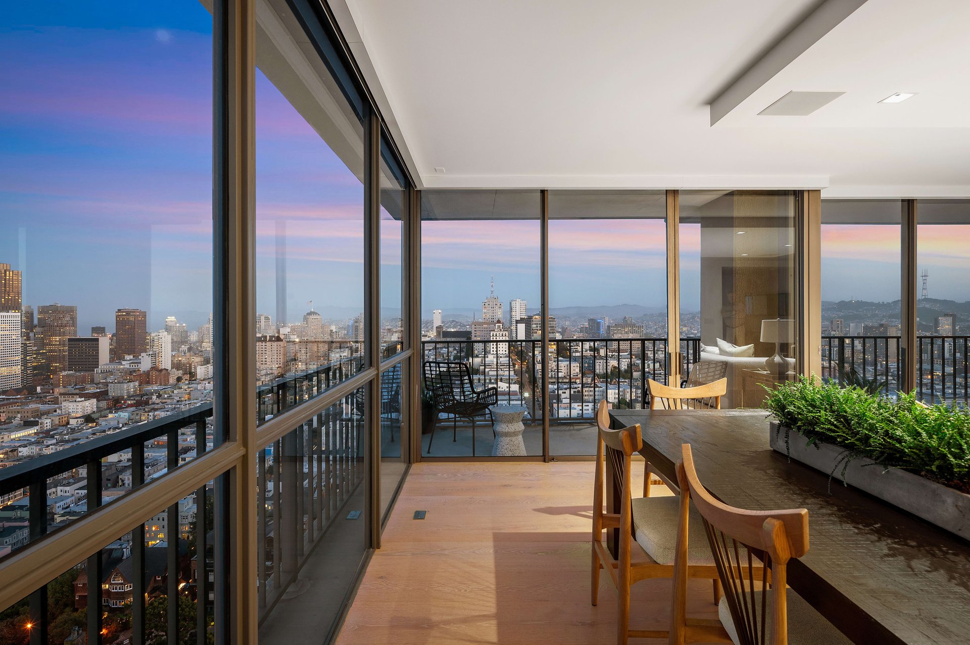 Redesigned Corner Residence with Bay Views at 999 Green