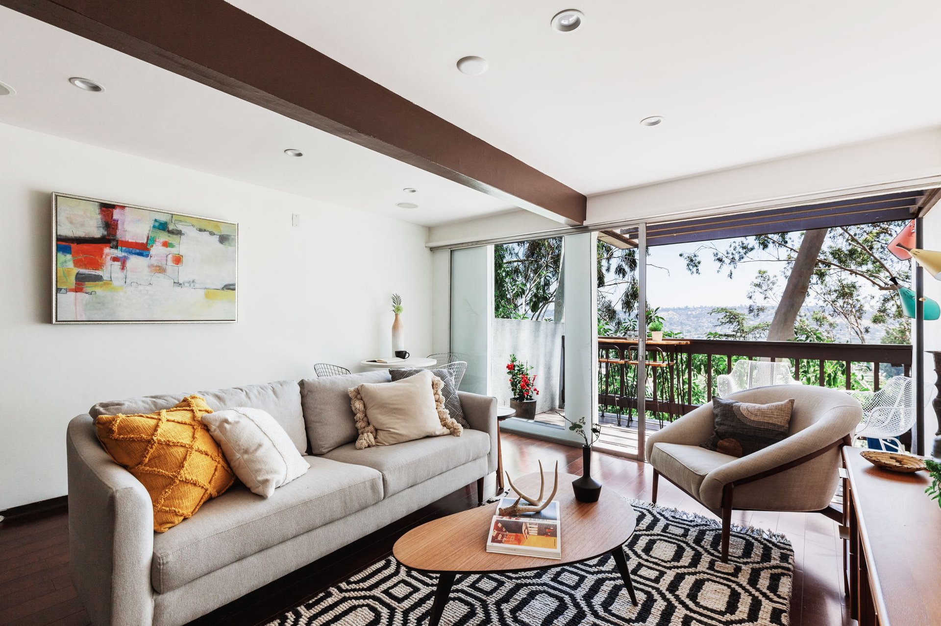 Magnificent Post and Beam Mid-Century Modern Duplex in Silverlake