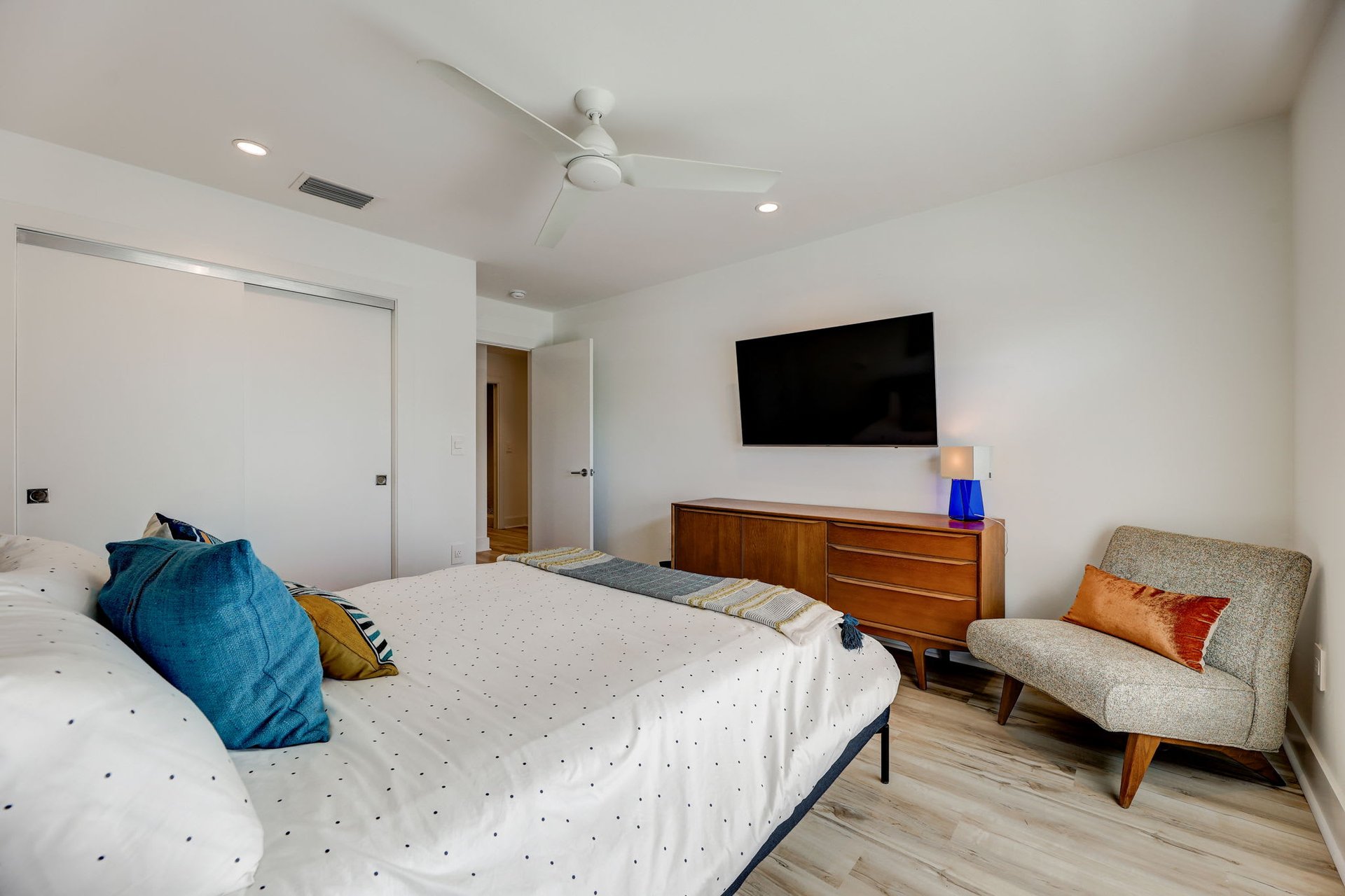 Stunning modern mid-century rebuilt home in the sought-after Delwood Heights near Mueller!