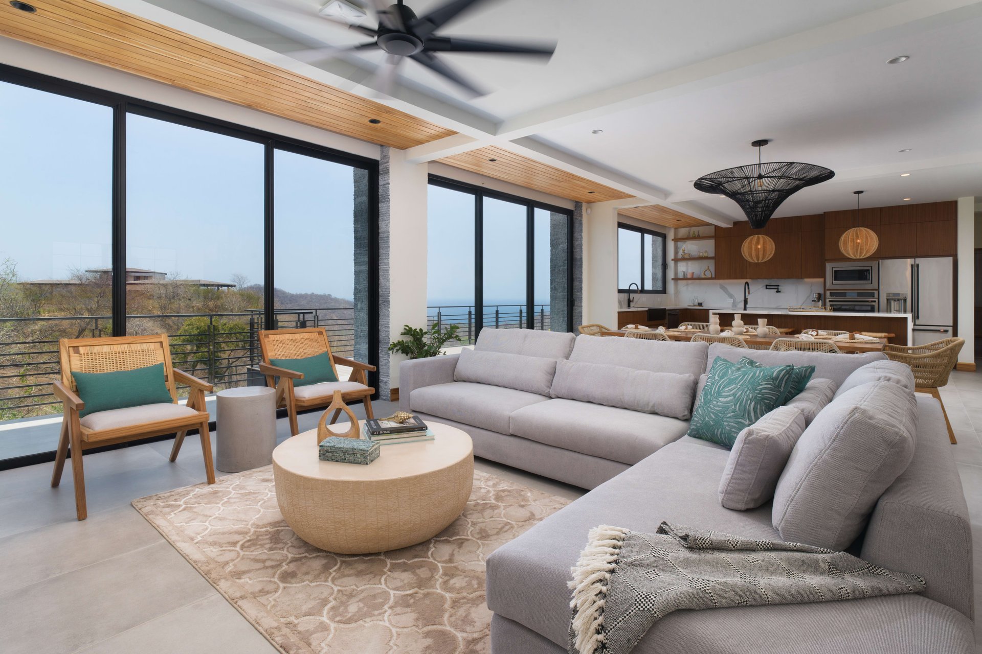 Casa Olas | Brand New, Modern Home with 5 Bedrooms and Flex Space, Exquisite Details and Stunning Ocean Views In Gated Community!
