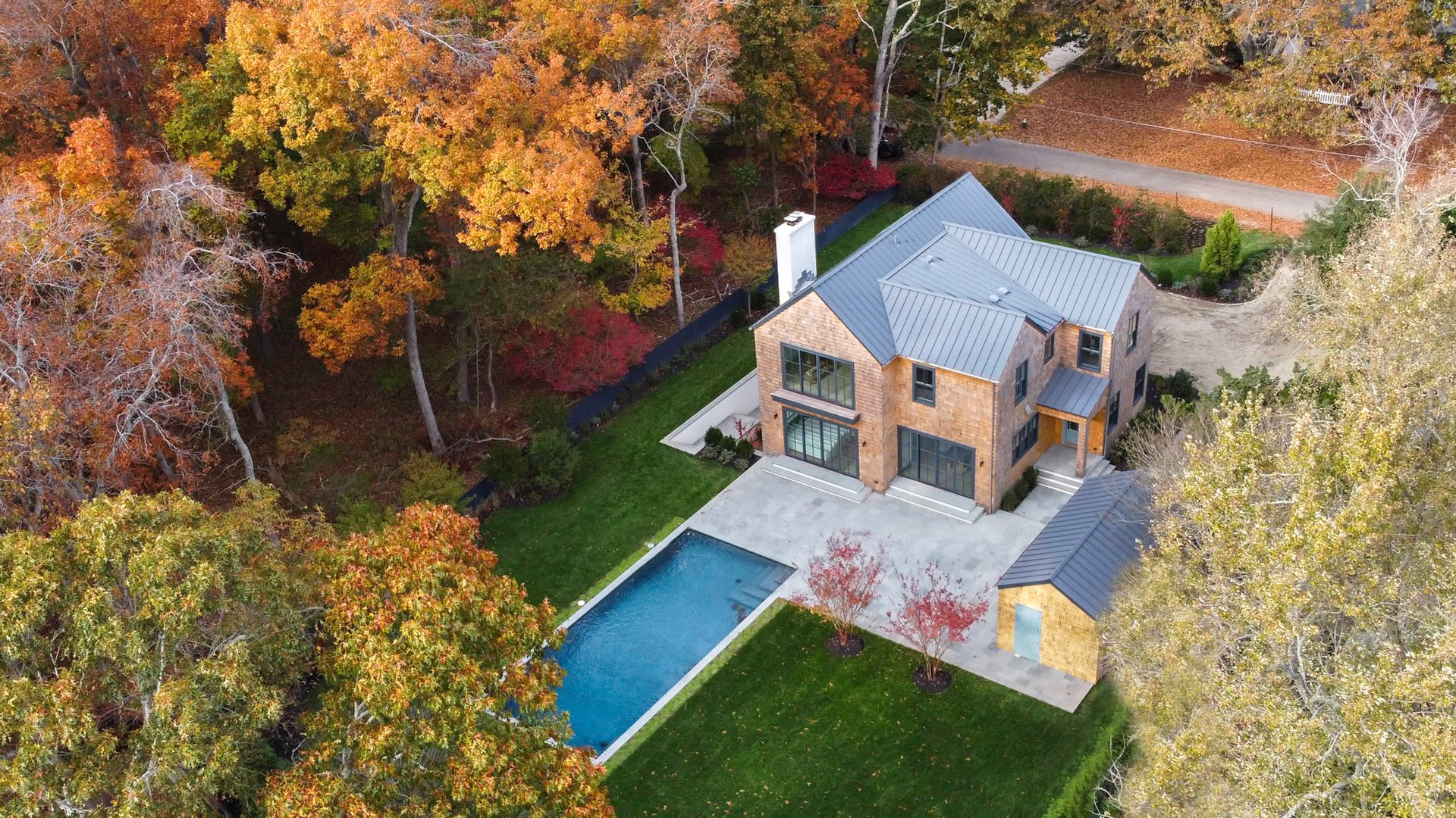 A Brand New, Finely Crafted Hamptons Classic, Secluded & Gorgeously Landscaped