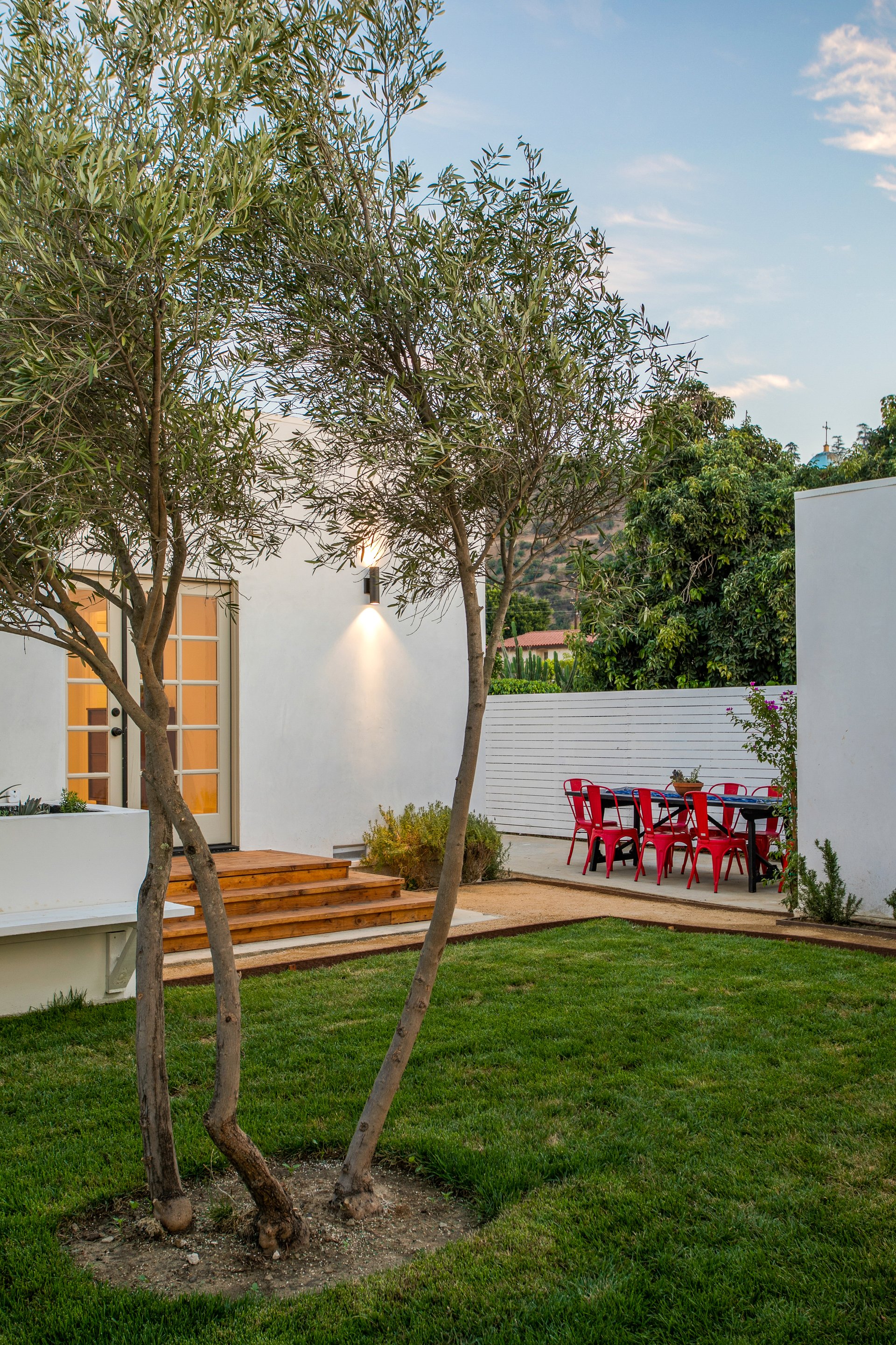 A modern gated compound with guest house in Frogtown. 