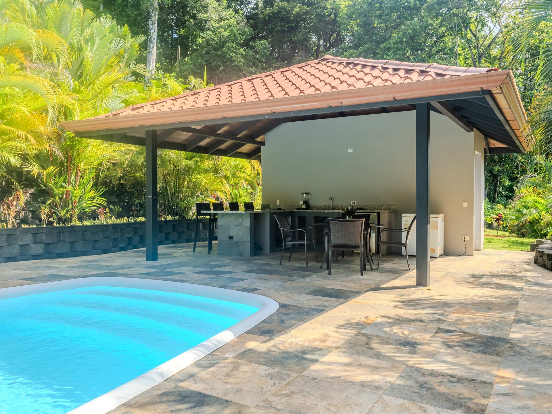 2-Bedroom Jungle Home with River, Waterfall & Pool on 3.8 Acres in Ojochal, Costa Rica