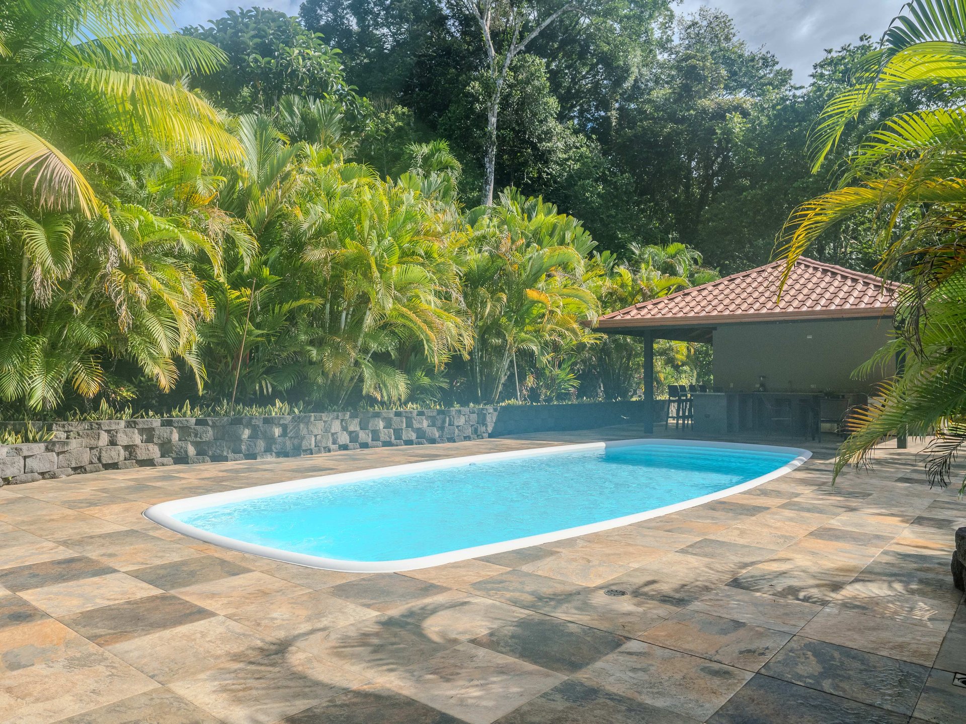2-Bedroom Jungle Home with River, Waterfall & Pool on 3.8 Acres in Ojochal, Costa Rica