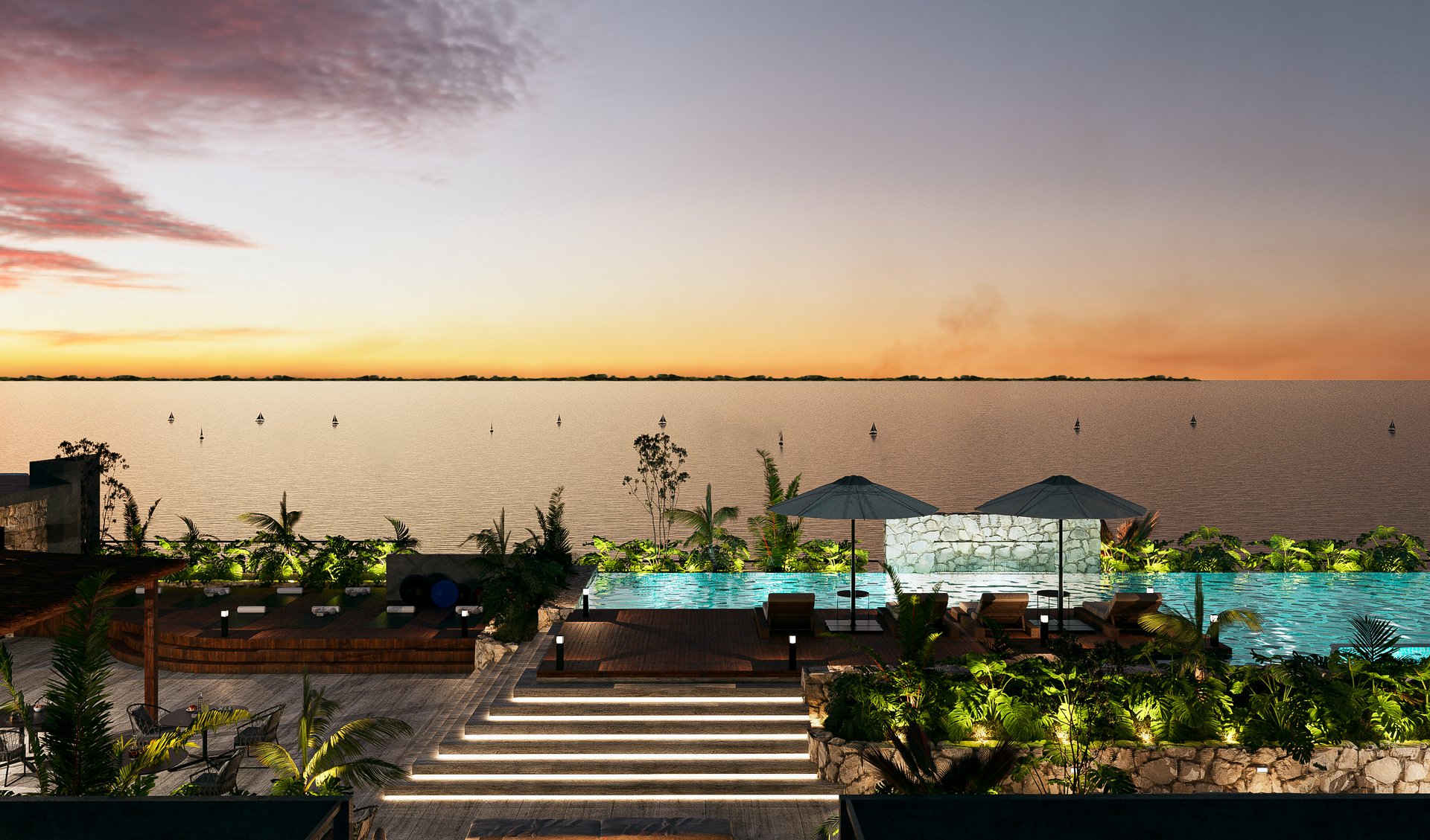 Beachfront Condo for Sale in exclusive area of ​​Cancun Costa Mujeres!
