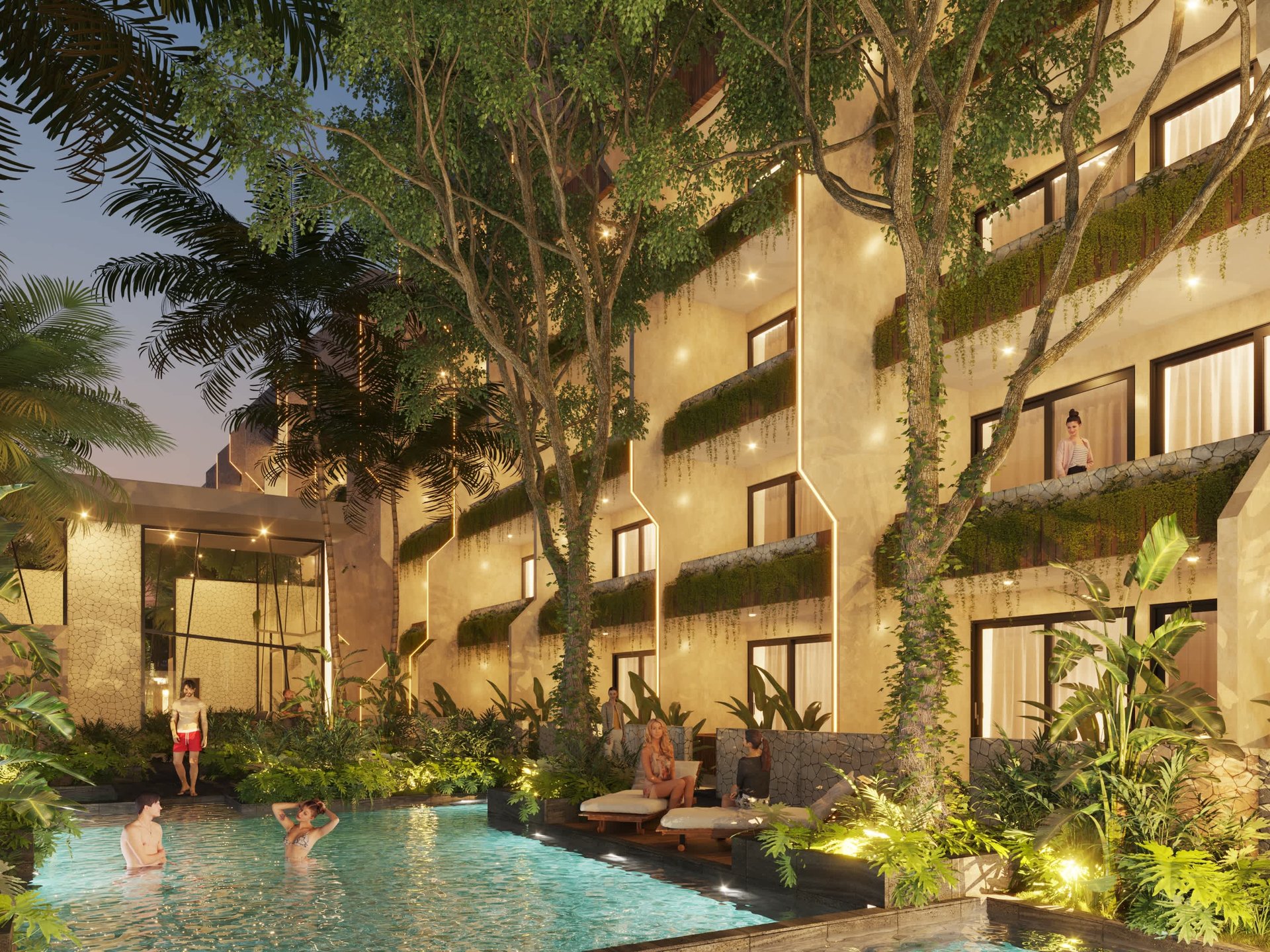 Incredible lock off Condo with private pool and terrace in the heart of Tulum for Sale