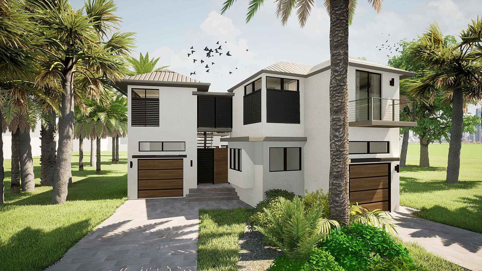 Modern New Construction Wilton Manors Compound