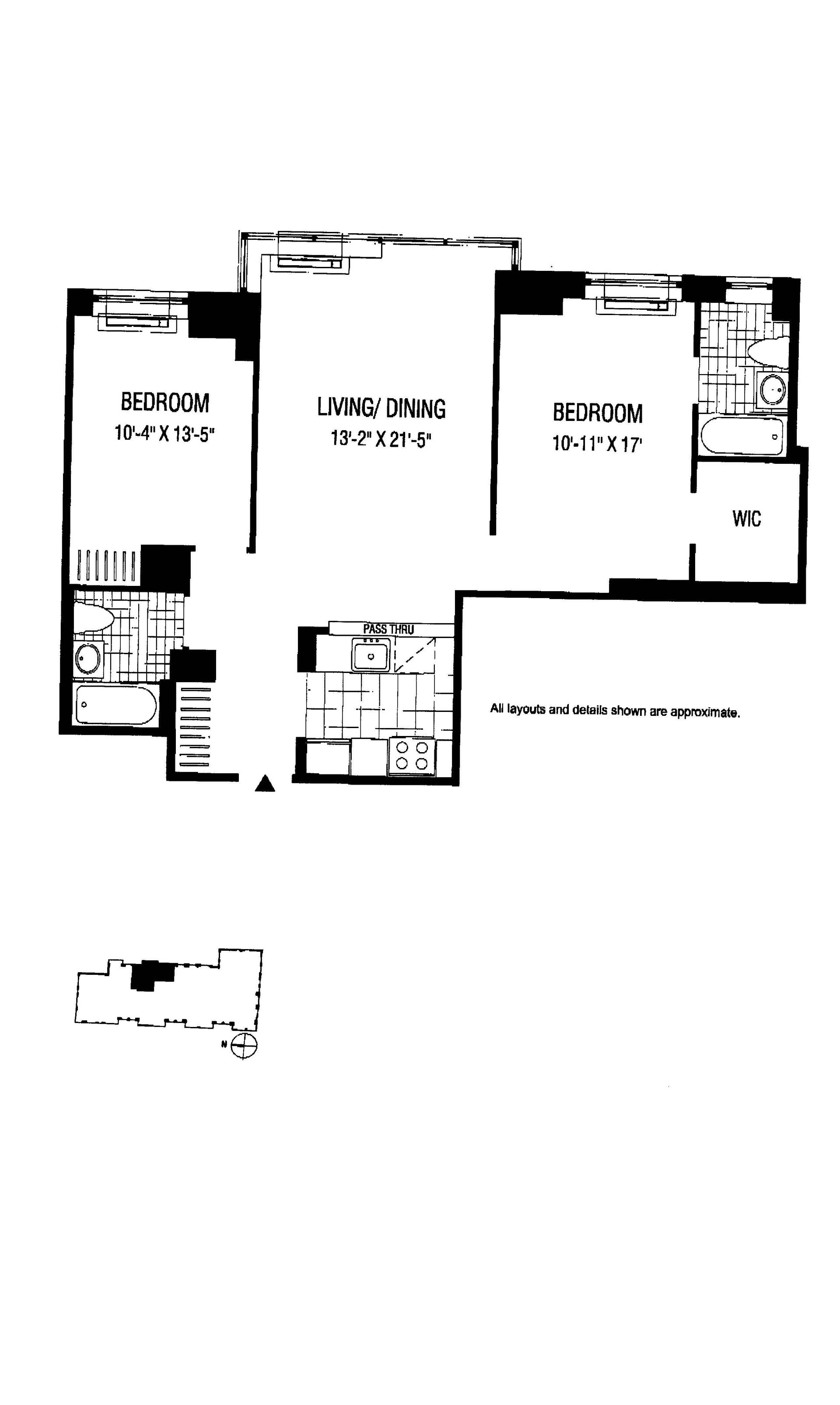 2 Gold Street, Apt 1613