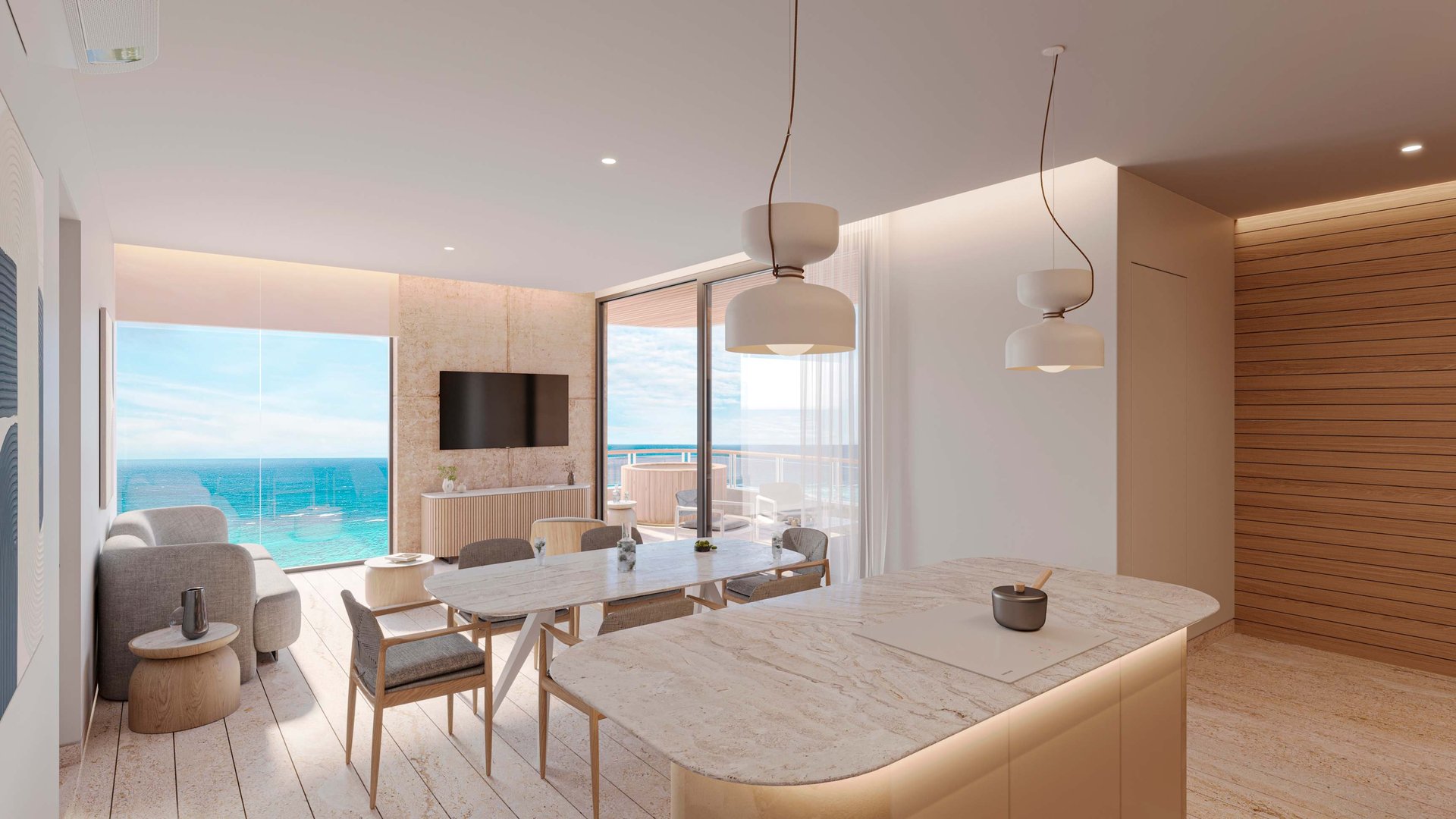 Ocean View Condo for Sale in Puerto Morelos, Mexico. 