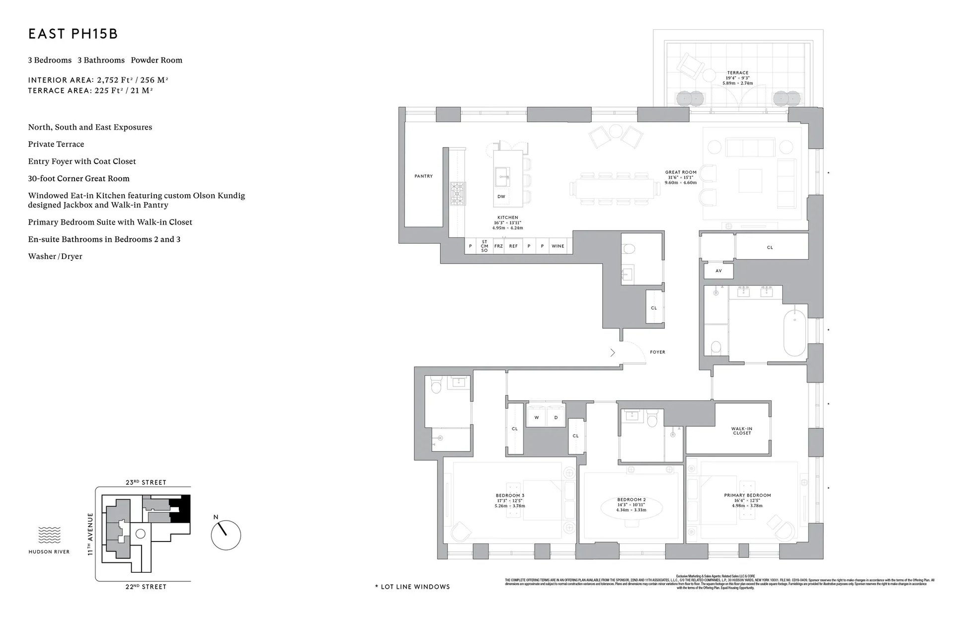 555 West 22nd Street, PH15BE