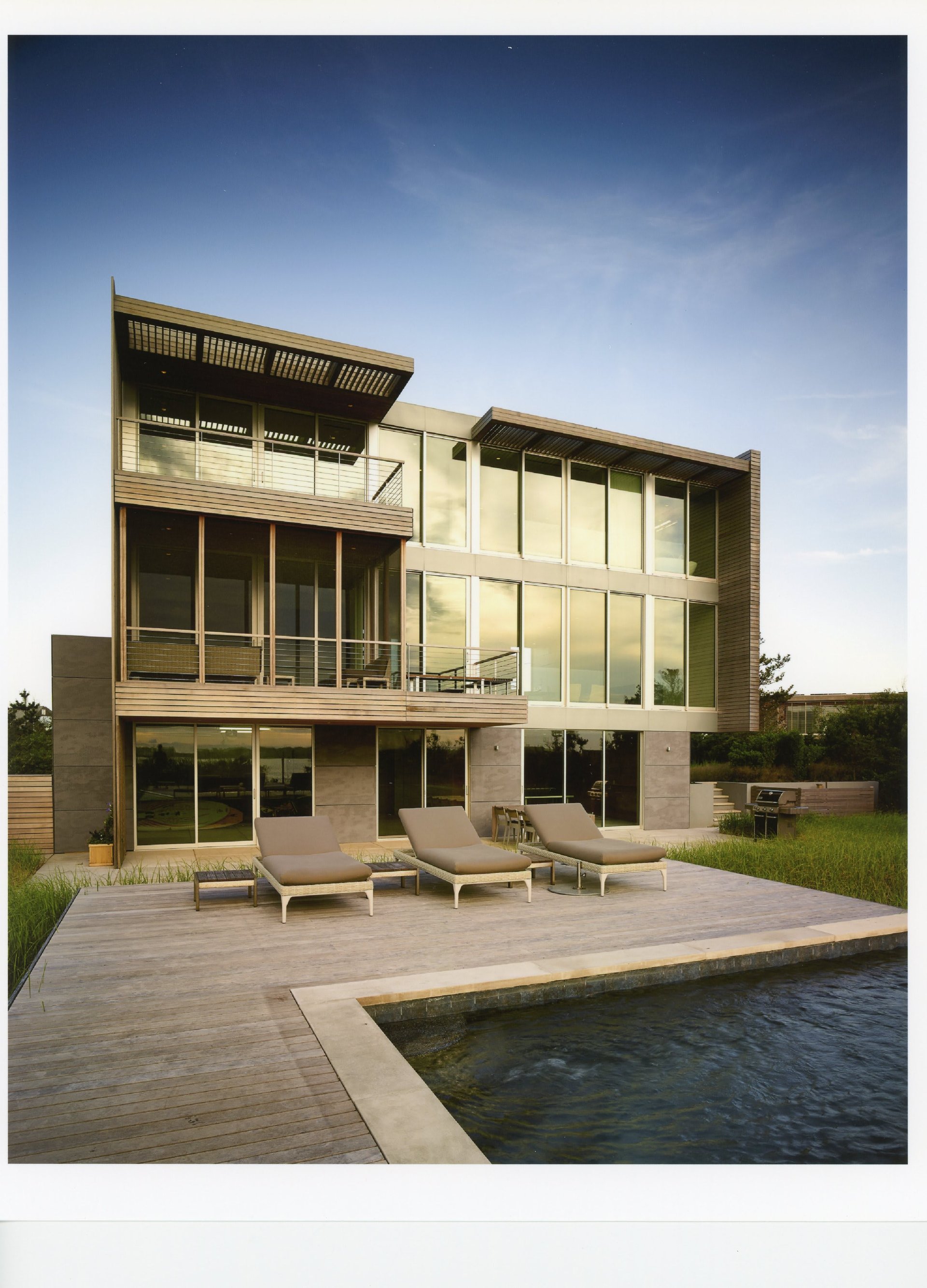 Unbelievable Sunsets Over Mecox Bay in a World-Class Modern