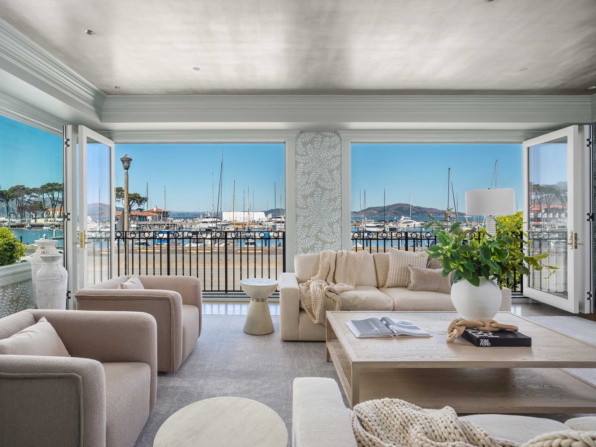 Stately Marina Blvd Home with Yacht Club Views
