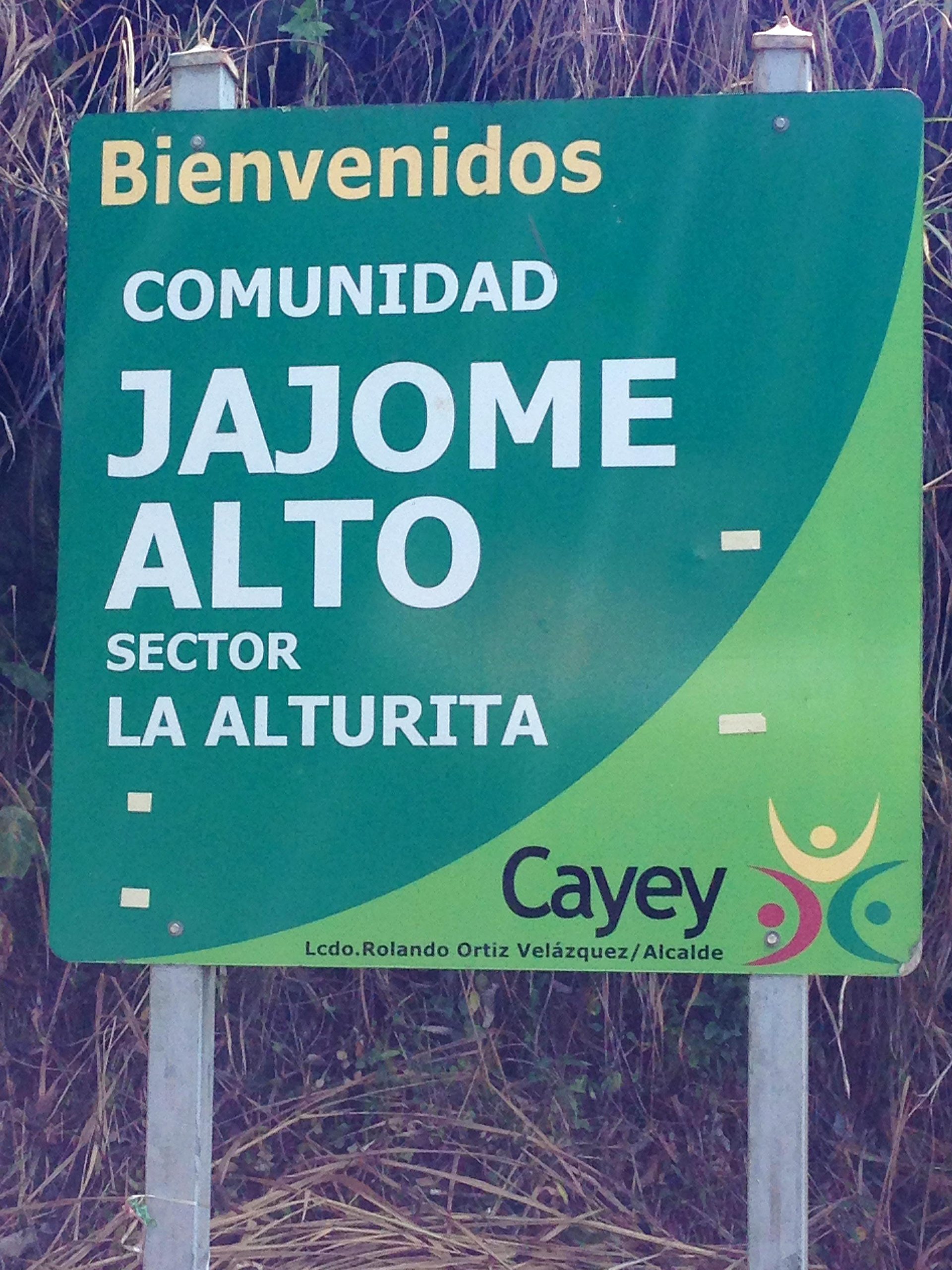 Jajome Alto Sector  La Alturita