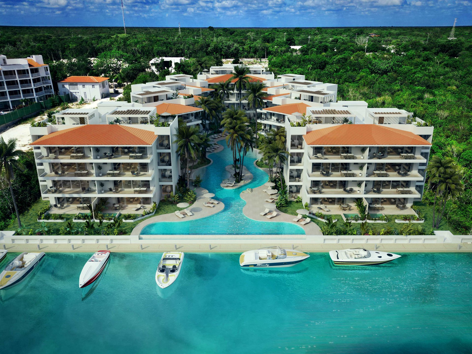 Waterfront Condo for Sale Marina community in the Mexican Caribbean Puerto Aventuras