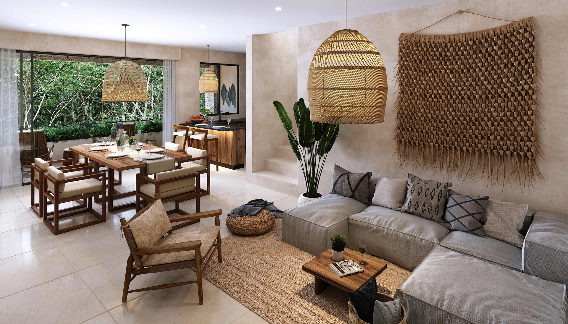  Beautiful 3 Bedroom apartment for Sale in the heart of Tulum