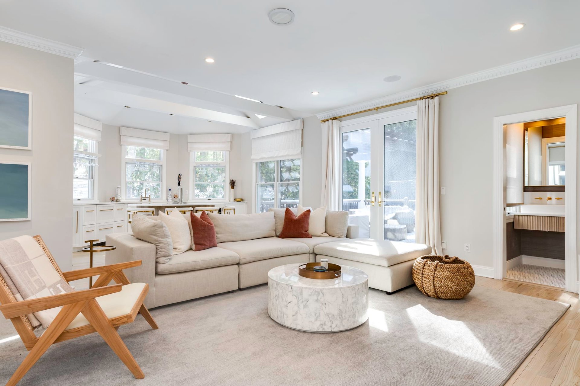 Resort-Style Living on 4 Quiet & Private East Hampton Acres