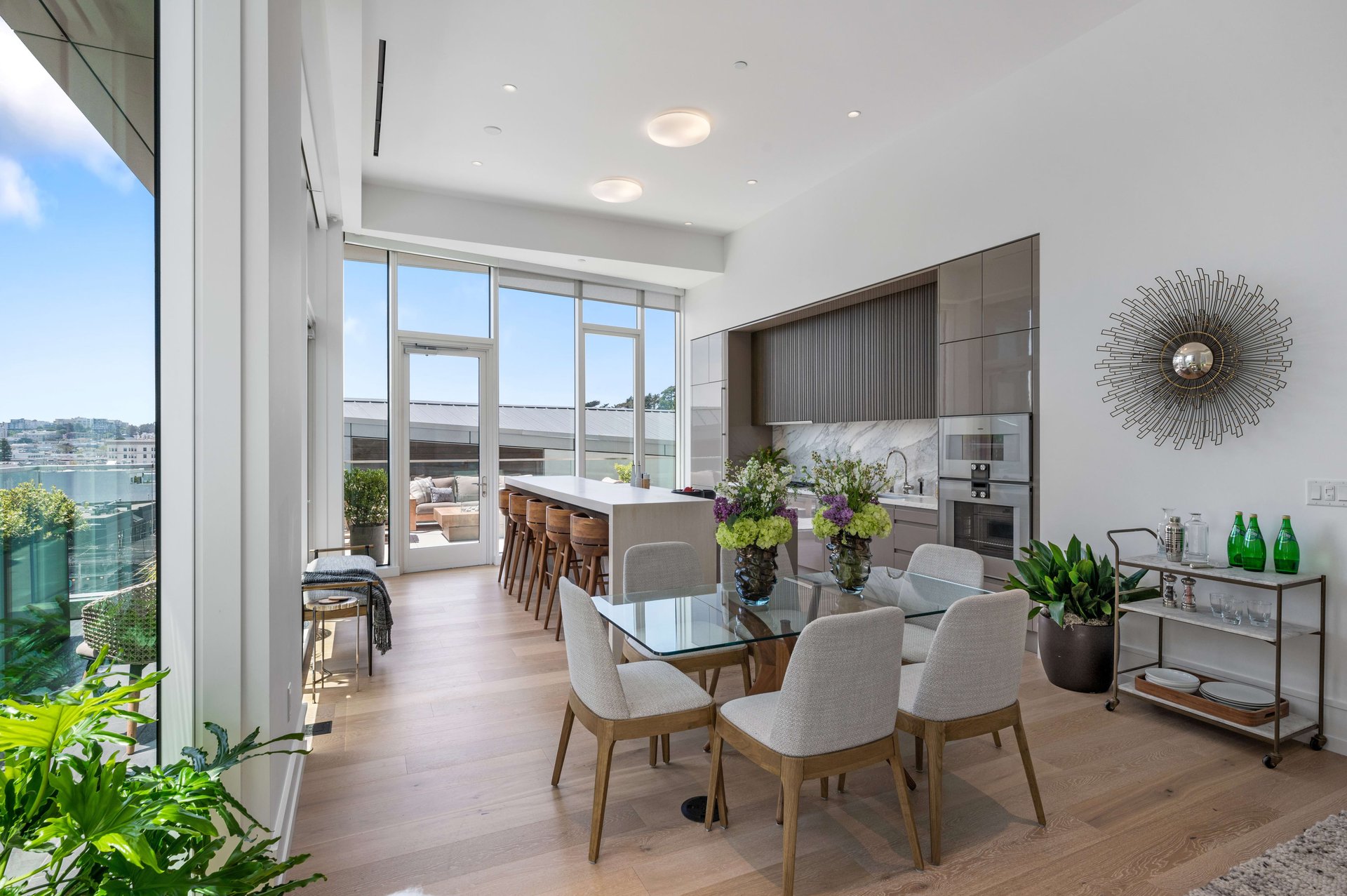 Two Bedroom & +/- 600sf of Private Terraces at The Pacific