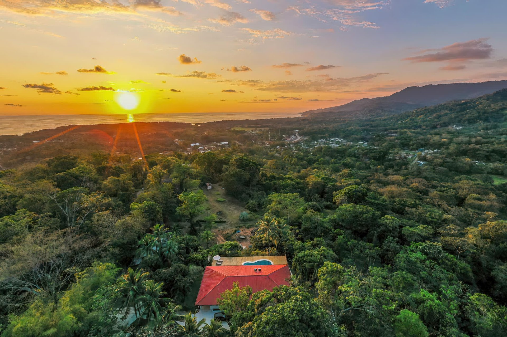 Gorgeous Hacienda-Style Home in Uvita with Ocean Views & in a Fantastic Location!!