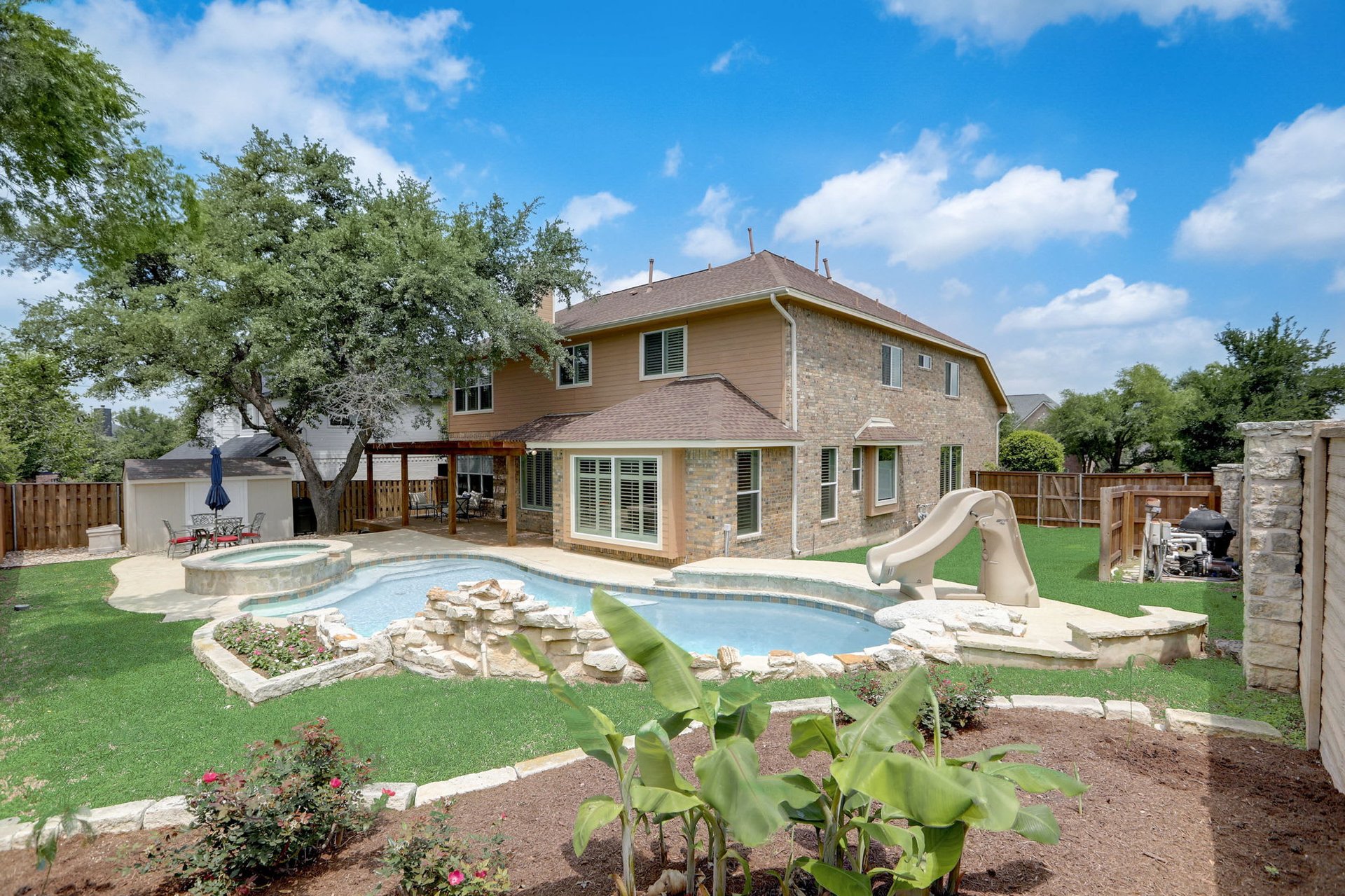Captivating Cul-de-Sac Home in River Place with Upgrades & Sparkling Pool/Spa!
