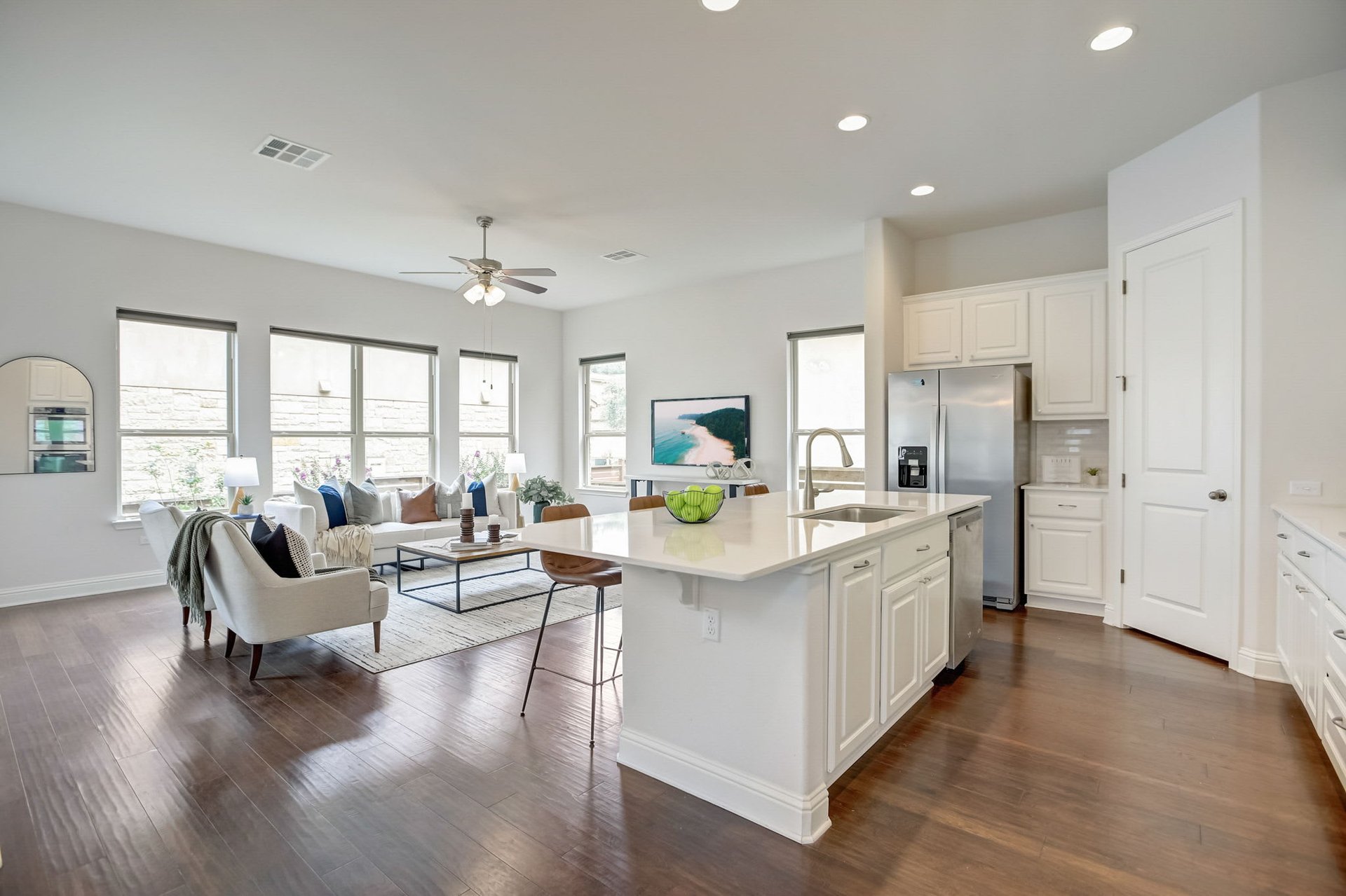 Spacious 4-Bedroom Home in The Preserve at Four Points – A+ School District, Open Floorplan, Luxurious Primary Suite, Covered Patio, and More!