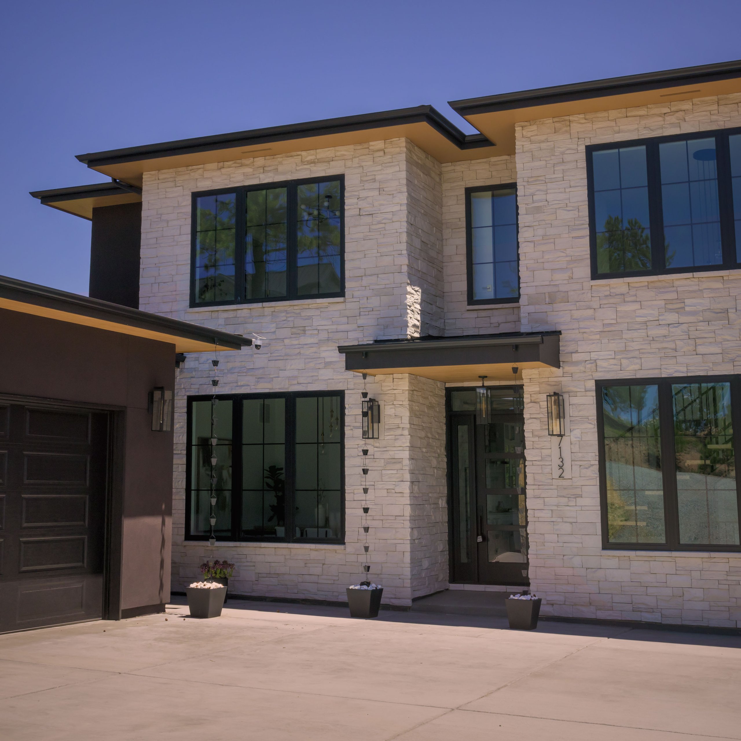 Exterior view of the residence